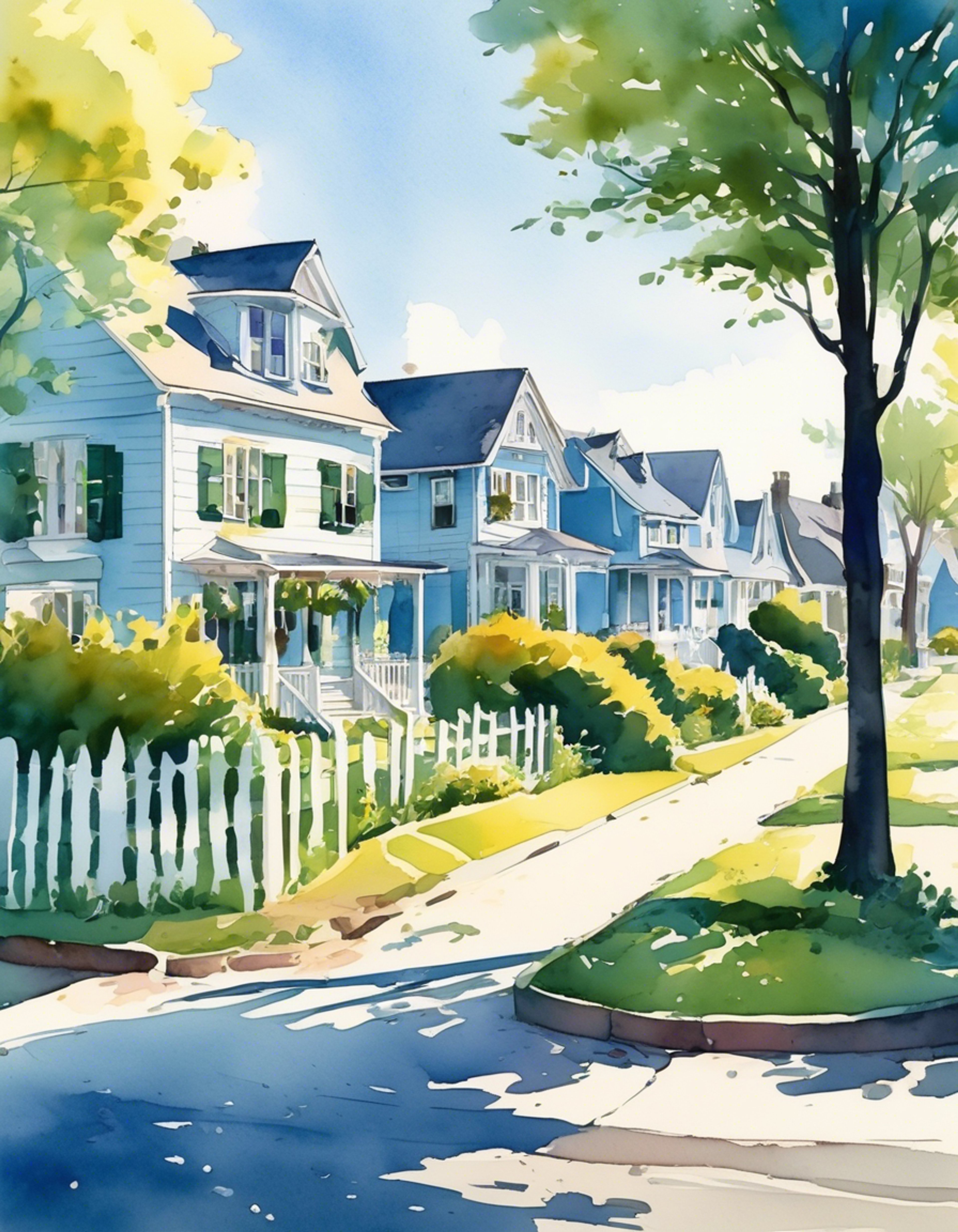 You find yourself in a tense standoff with Ms. Chicarelli, the neighborhood's strictest resident. Her stern demeanor and imposing presence create an atmosphere of authority and control. The suburban setting feels constraining as you navigate this encounter with someone known for their harsh judgment of youthful activities.
