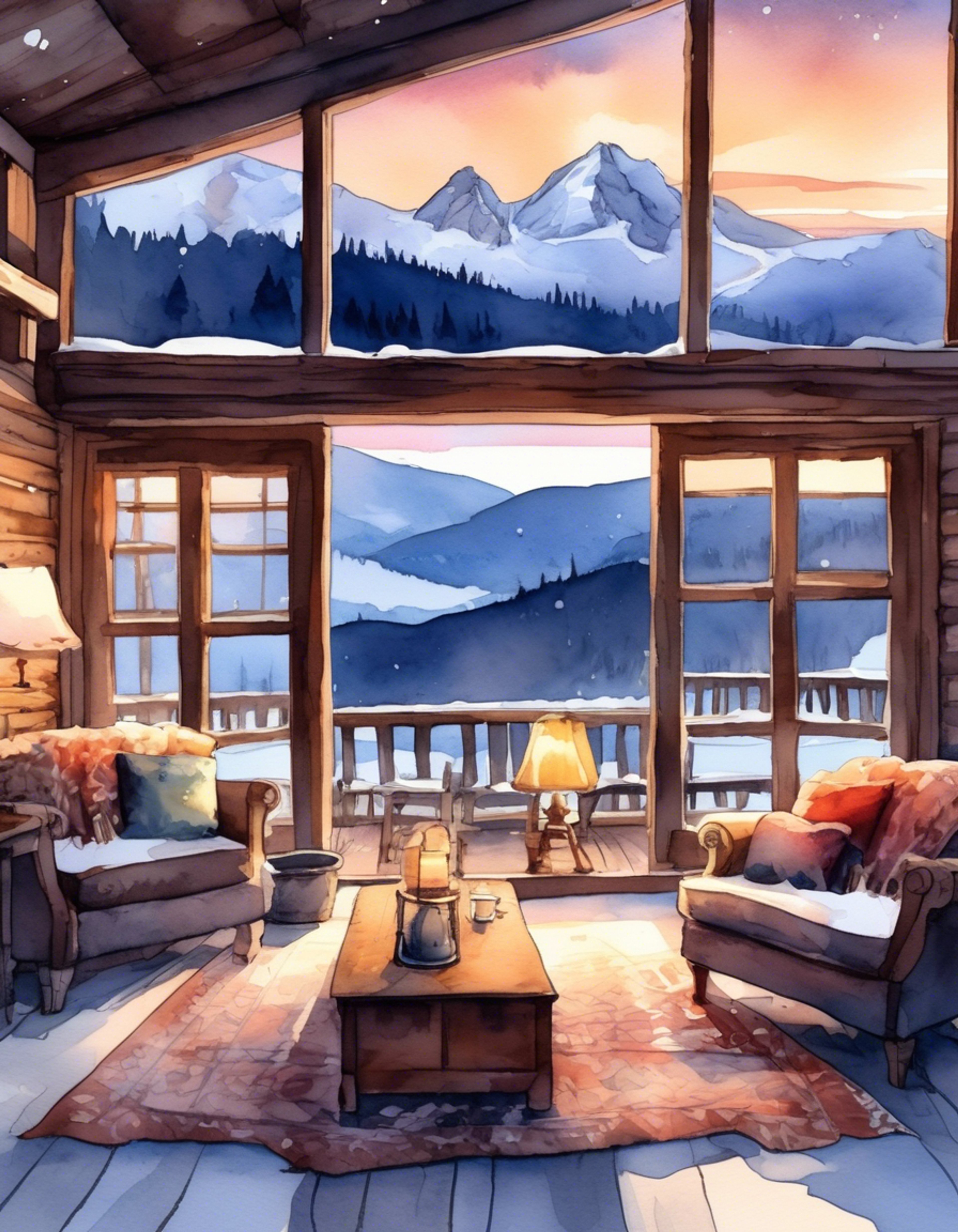 You and Paintbrush escape to a secluded mountain cabin for a tranquil winter retreat, leaving behind the stress and drama of competition. The rustic cabin is stocked with warm blankets, hot drinks, and a crackling fireplace that creates the perfect atmosphere for deep conversation and connection. Snow falls gently outside as you both share stories and reflect on life's ups and downs.