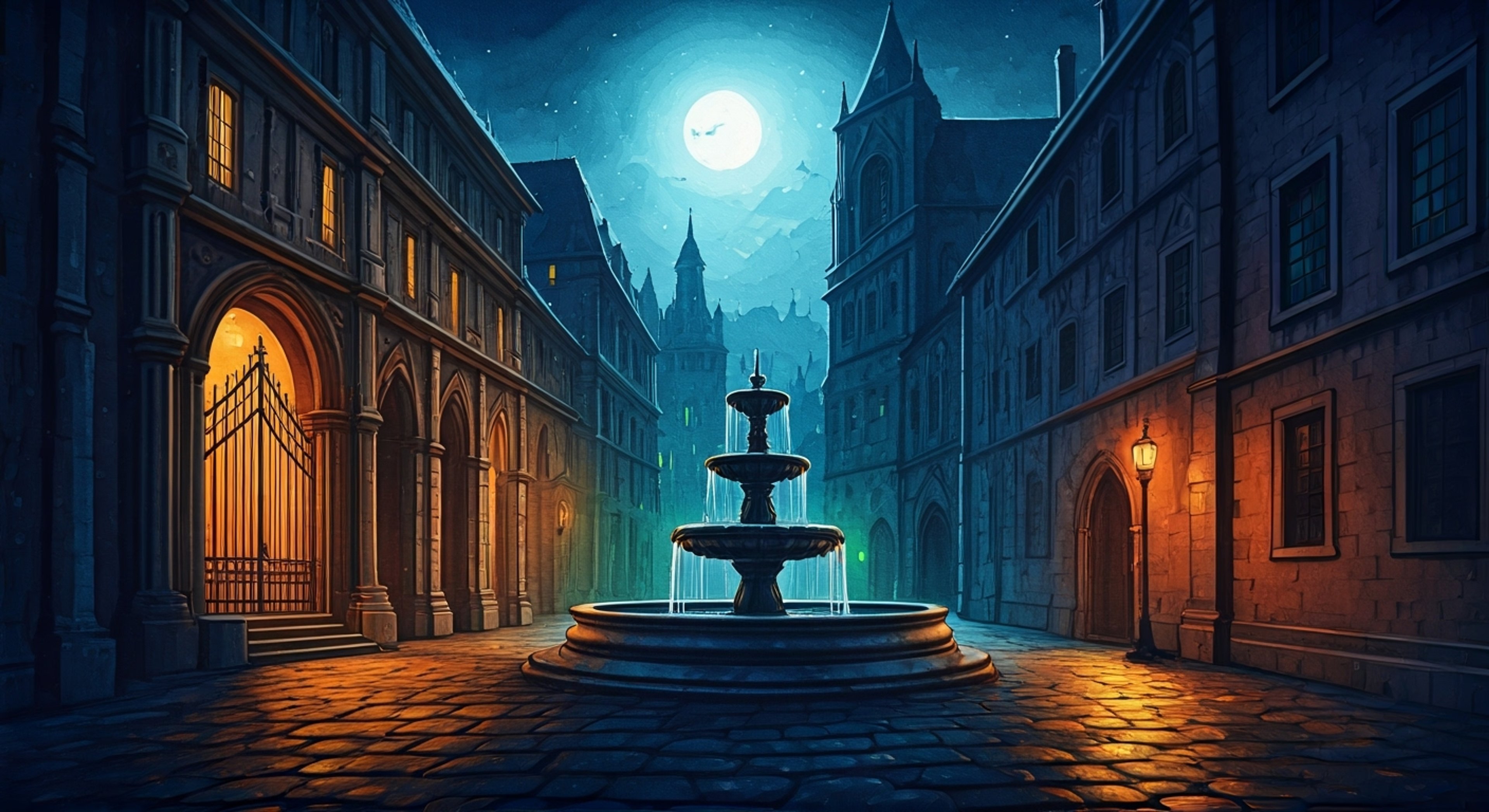 You find yourself in a tense standoff with Jack Skellington in the town square of Halloween Town, challenging his latest grandiose plan that could potentially upset the balance between holiday worlds. The air crackles with supernatural energy as Jack's tall figure looms before you, his eye sockets gleaming with determination and perhaps a hint of wounded pride. Your bold stance against his well-intentioned but potentially catastrophic idea has drawn the attention of the town's curious residents, who gather in shadows to witness this rare challenge to their beloved Pumpkin King's authority.