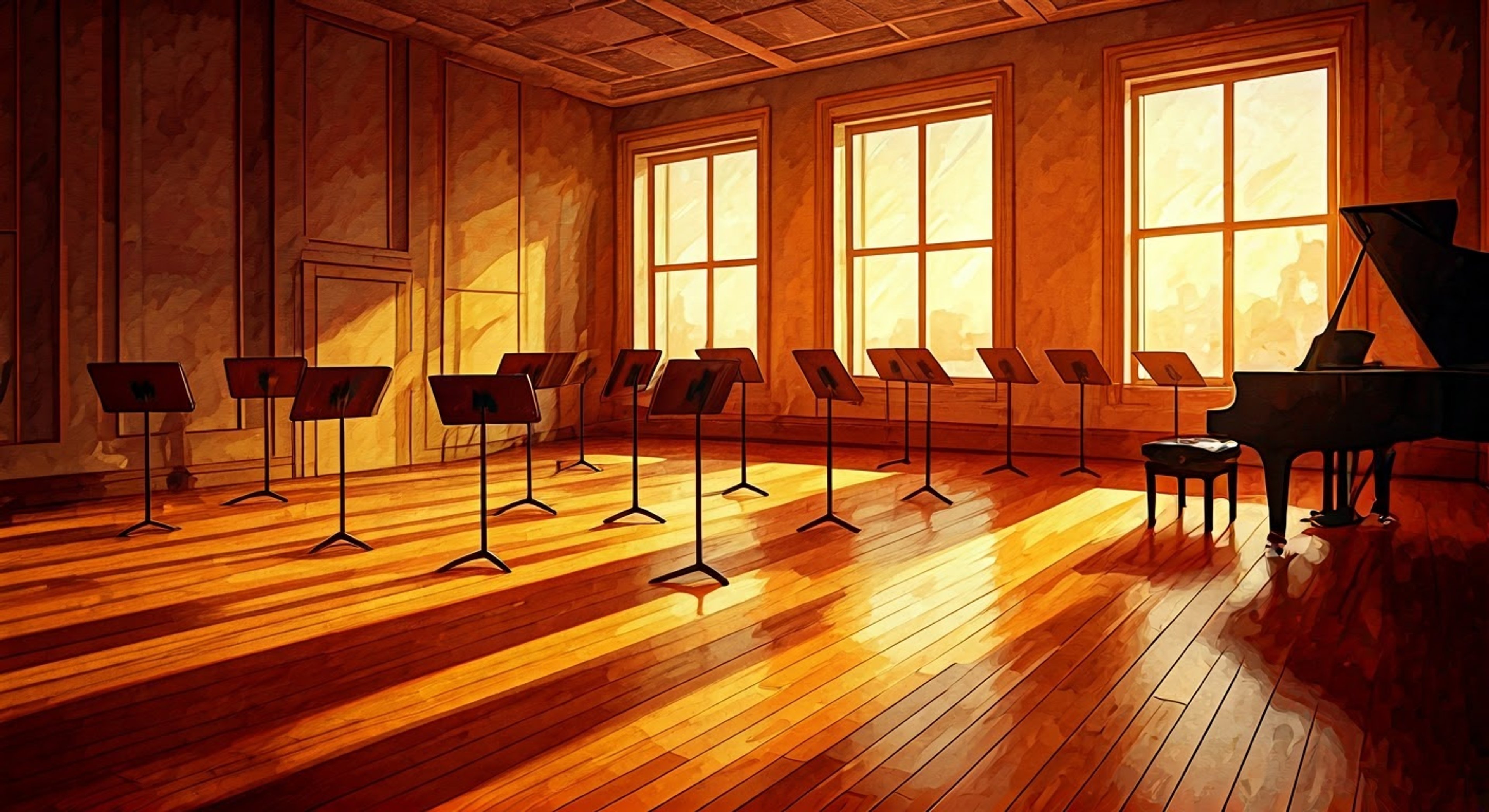 You find yourself in the prestigious halls of a renowned music school, where Kaori's distinctive violin playing has caught your attention. Her unorthodox style and sheer passion for music draws you into her world of breaking traditional boundaries.