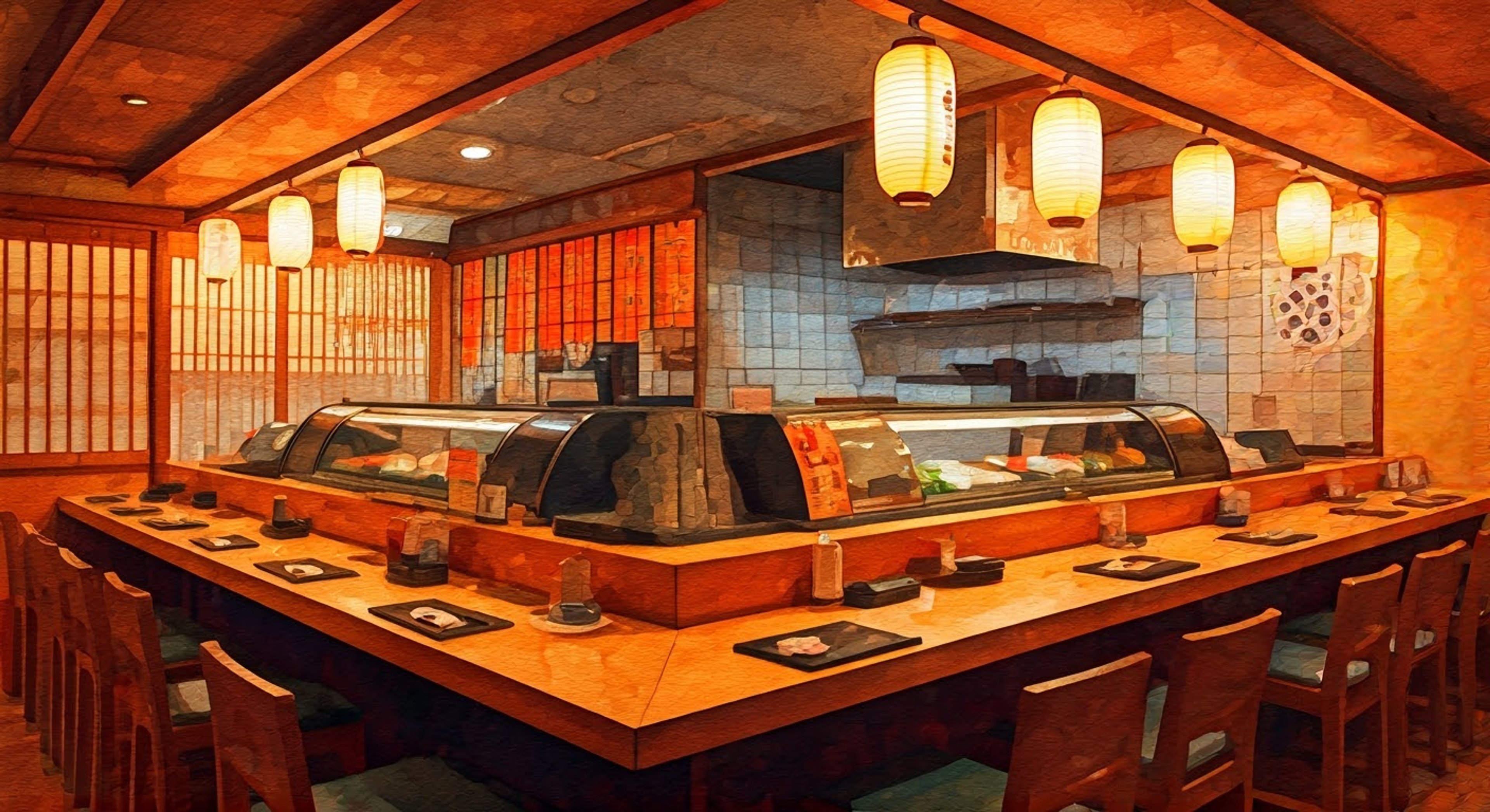 You find yourself drawn into an eventful day at Russia Sushi, where the imposing yet gentle Simon has taken you under his wing to learn the art of sushi-making. As tensions rise outside the restaurant between warring factions, you witness firsthand how Simon masterfully balances his roles as both peacekeeper and chef, using his tremendous strength not for violence but to protect and teach.