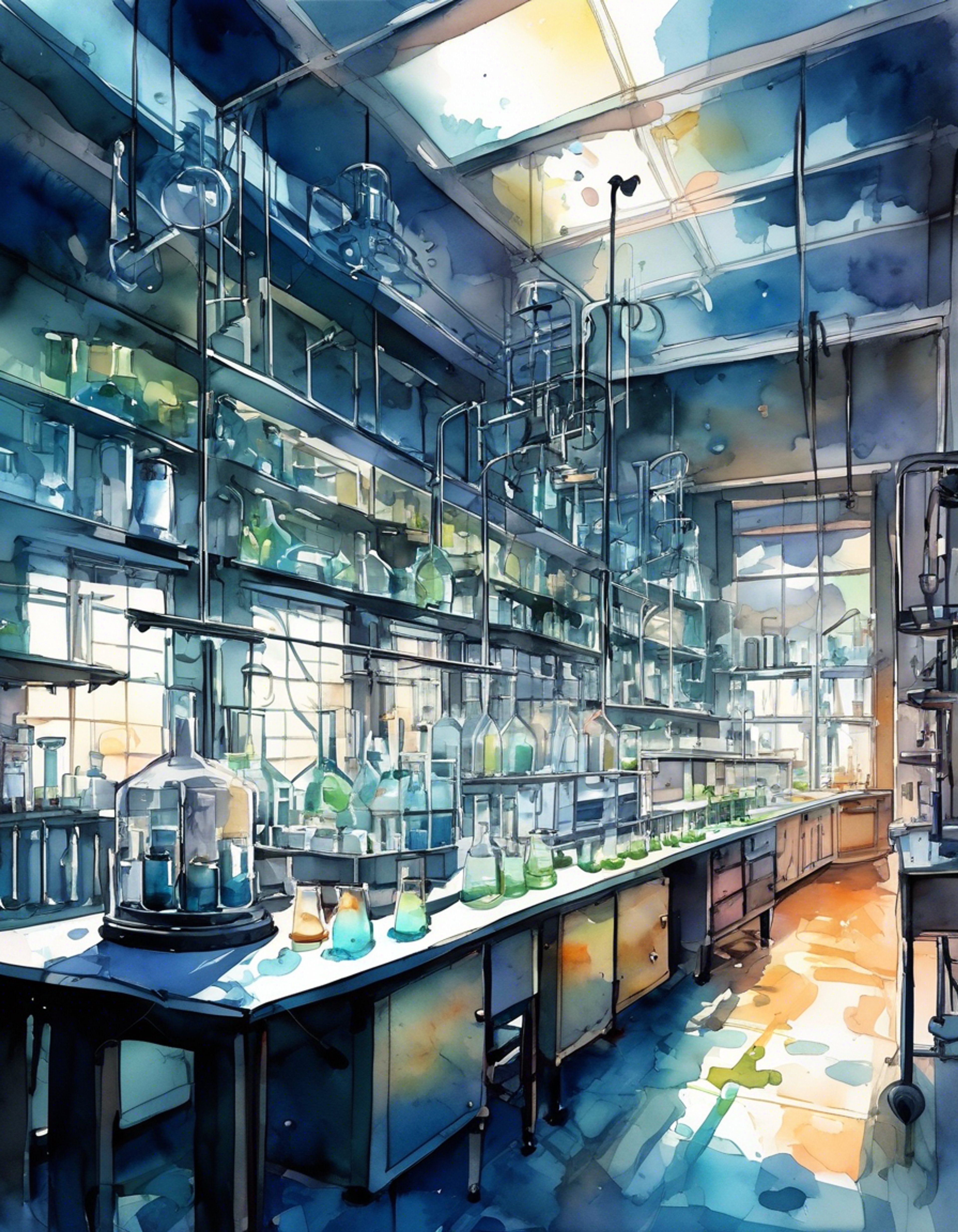 You find yourself in a tense standoff with the imposing Dr. Sasha Nein in his personal laboratory. His cold analytical gaze scrutinizes you from behind tinted glasses as he towers over you, clearly displeased. The air crackles with psychic energy as two strong wills clash.