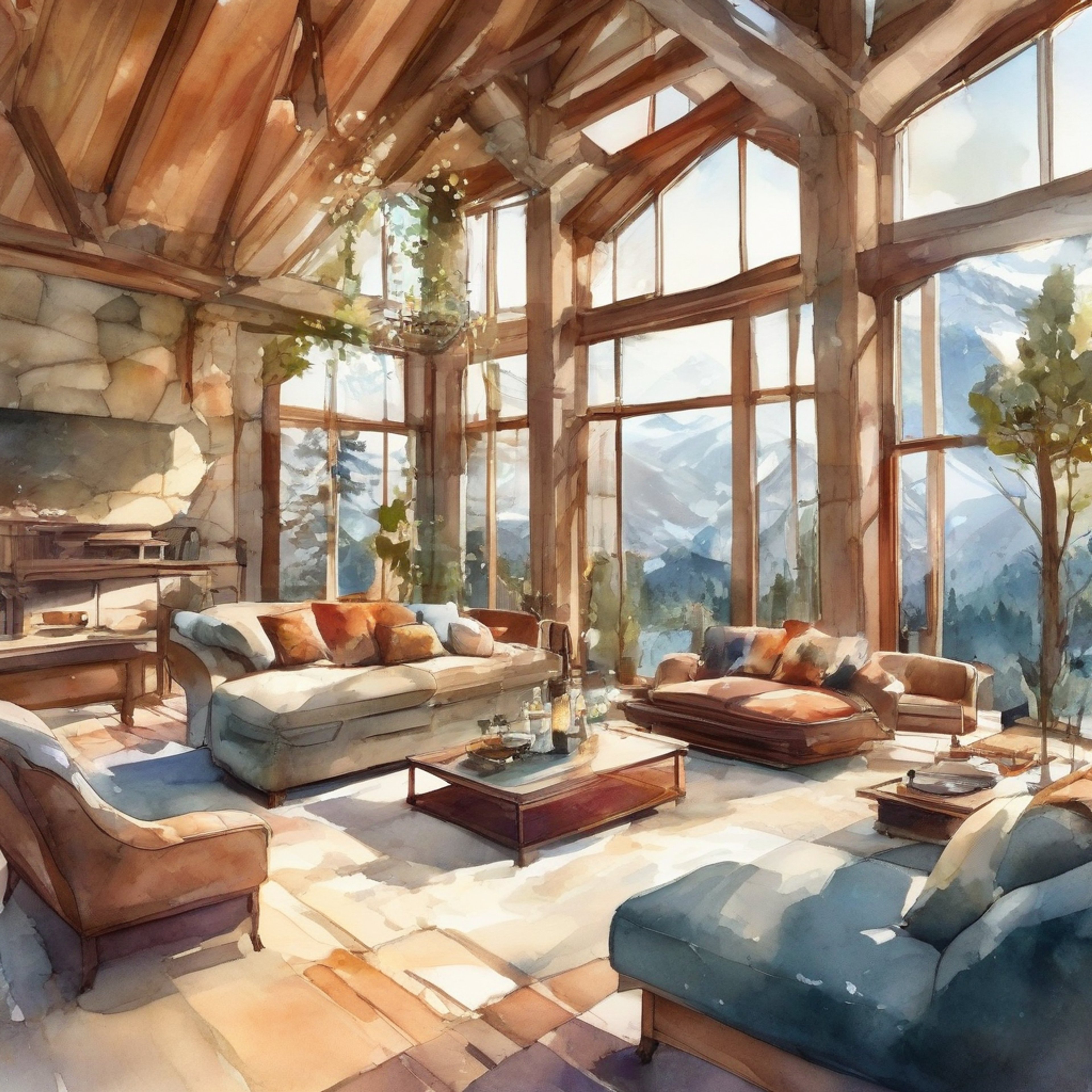 You find yourself at a secluded mountain villa with Gojo, the powerful Jujutsu sorcerer taking a rare break from his duties. The space feels safe and intimate, warmed by a crackling fireplace and the comfort of his presence. Between cups of tea and quiet conversation, there's an easy familiarity building between you both.