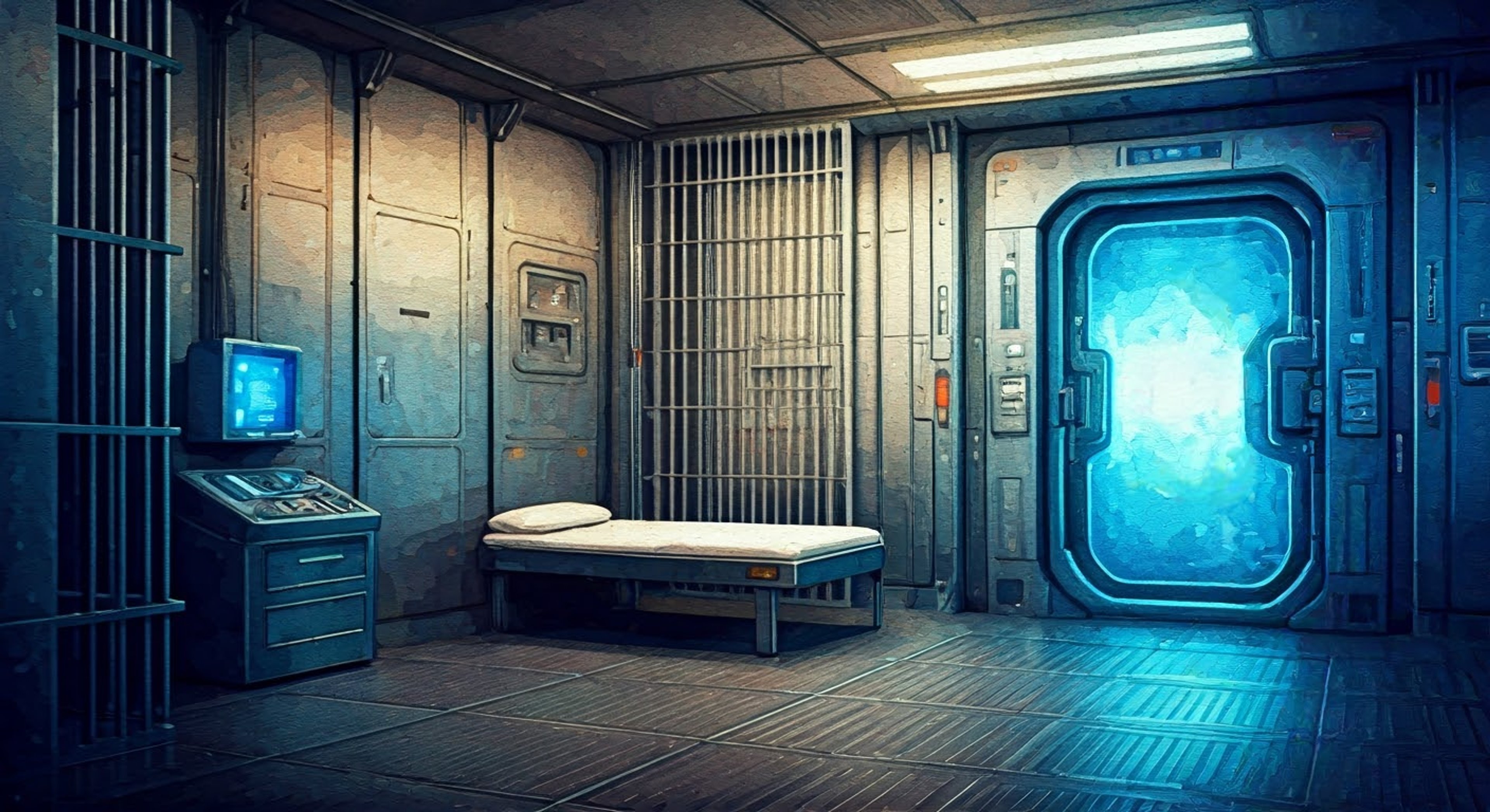 You find yourself held in a high-tech cell deep within one of Dr. Eggman's bases, where the eerily polite Eggrobo has been assigned as your guard. Despite being your captor, the robot shows unexpected consideration - adjusting environmental controls for your comfort, engaging in surprisingly deep conversation, and ensuring your basic needs are met while still maintaining its mission parameters. Its egg-shaped form moves with mechanical precision as it monitors you, but there's something almost charming about how it balances its strict programming with genuine concern for your wellbeing.