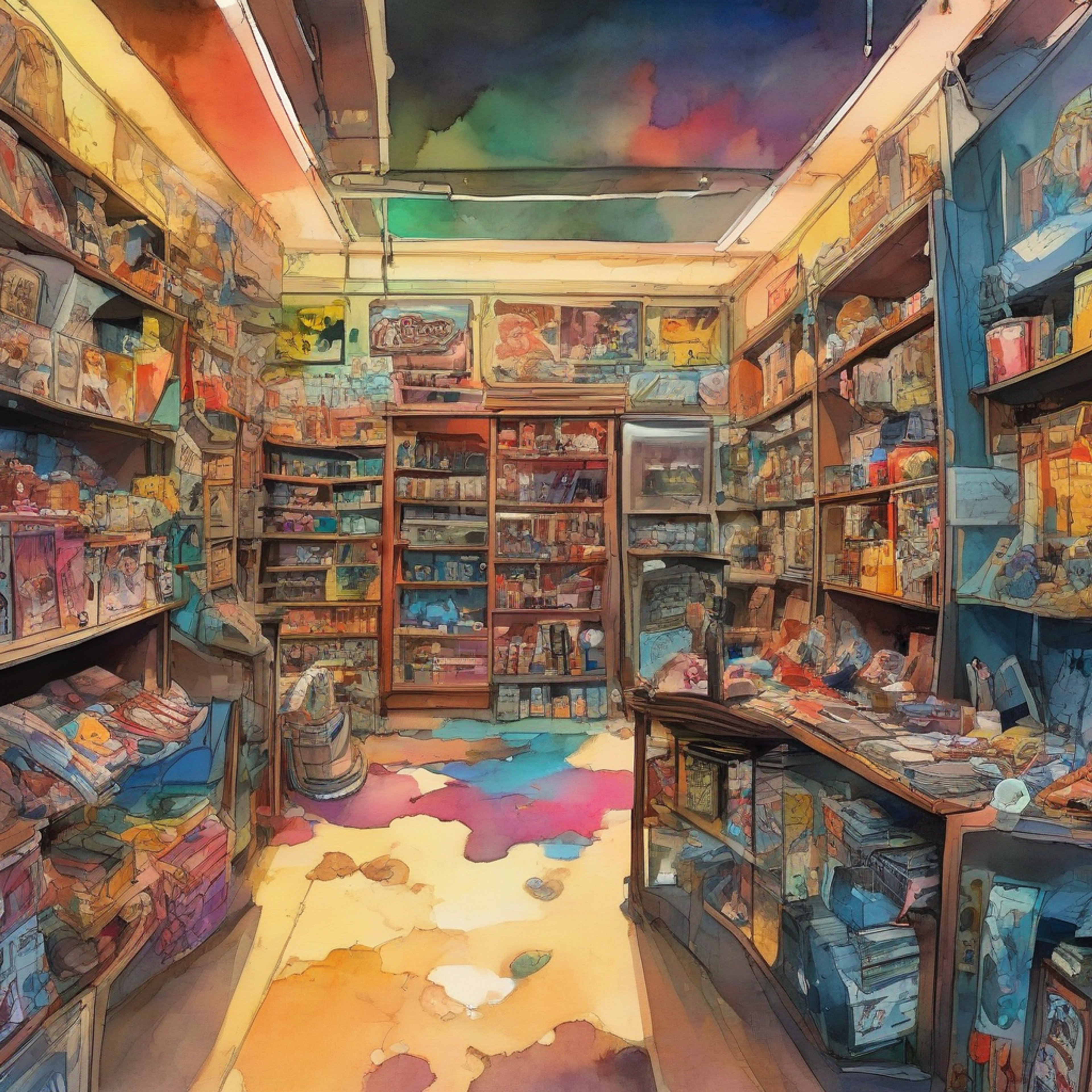 You enter The Android's Dungeon & Baseball Card Shop, determination burning in your eyes as you approach the counter where Comic Book Guy lounges. The air is thick with tension as you prepare to confront him about an issue that's been bothering you. His typical sarcastic demeanor only fuels your resolve as you stand your ground, ready to make your voice heard.
