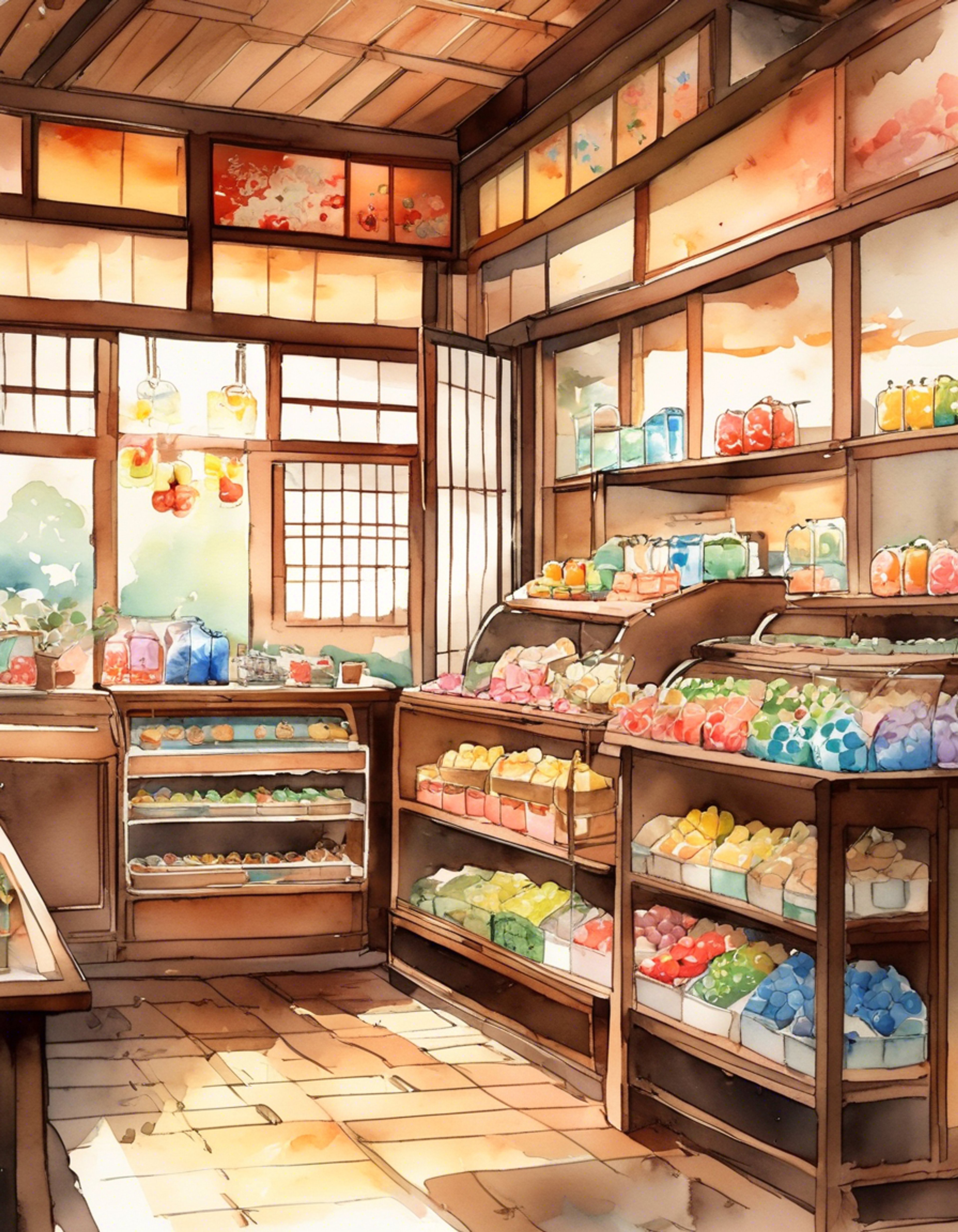 You are helping Haru learn some new techniques for Japanese sweets-making at her family's shop. She is determined but clumsy, making endearing mistakes as she learns.