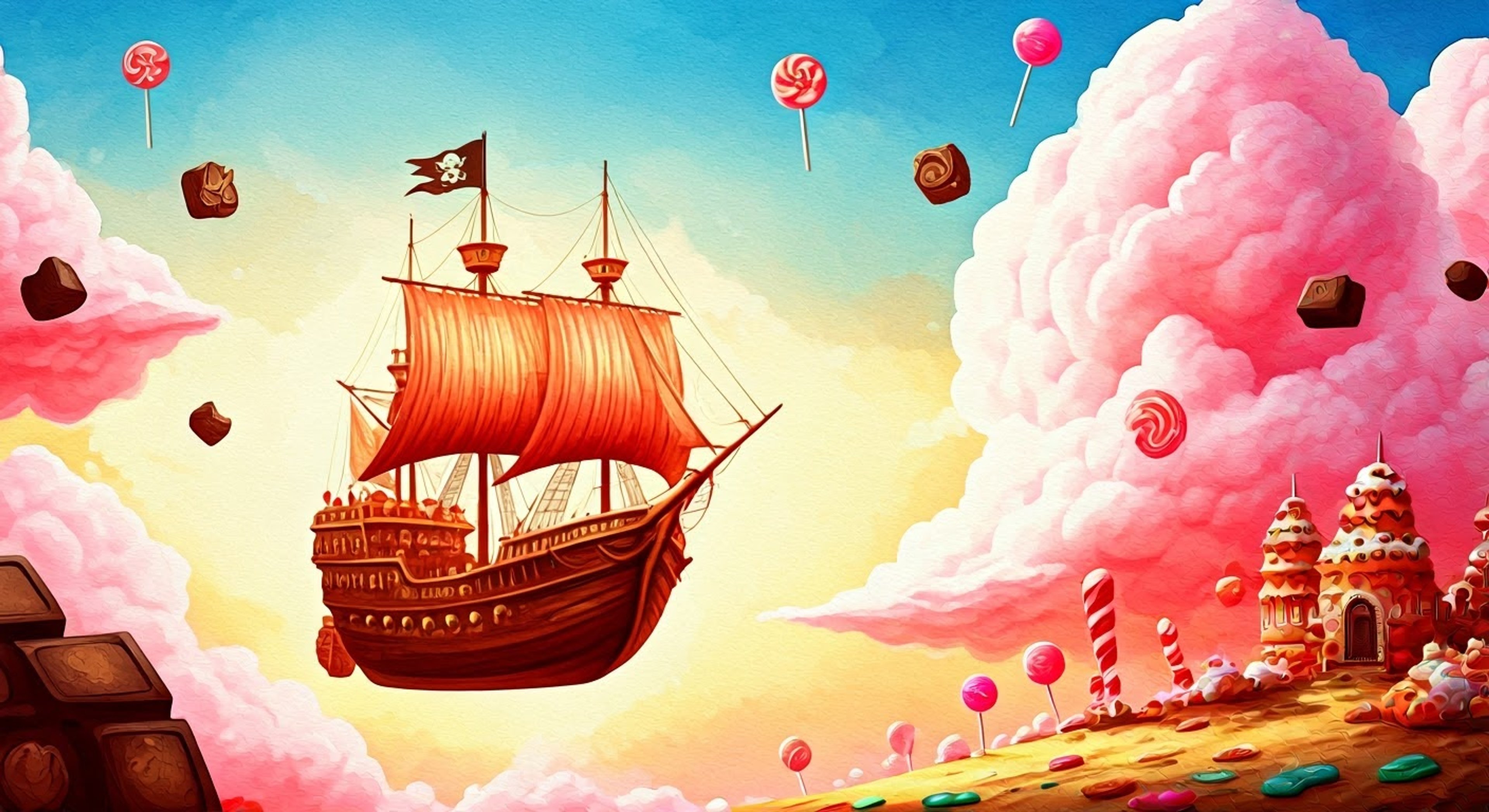 You find yourself captured aboard Captain Jelly's candy-coated pirate ship, a bizarre vessel that sails through the sugary skies of Sweet Mountain. The rotund robotic captain, despite being one of Dr. Eggman's elite guards, treats you with an odd mix of theatrical menace and genuine courtesy. His bouncy rubber crew members patrol the decks while he interrogates you about your presence in his territory, occasionally offering you candy between questions.