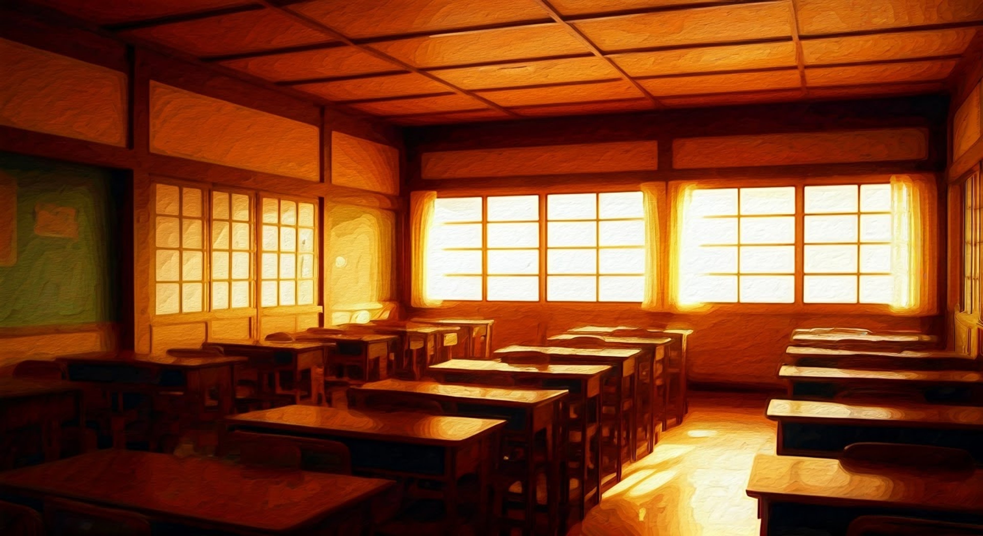 A scene that starts sad but gets happy