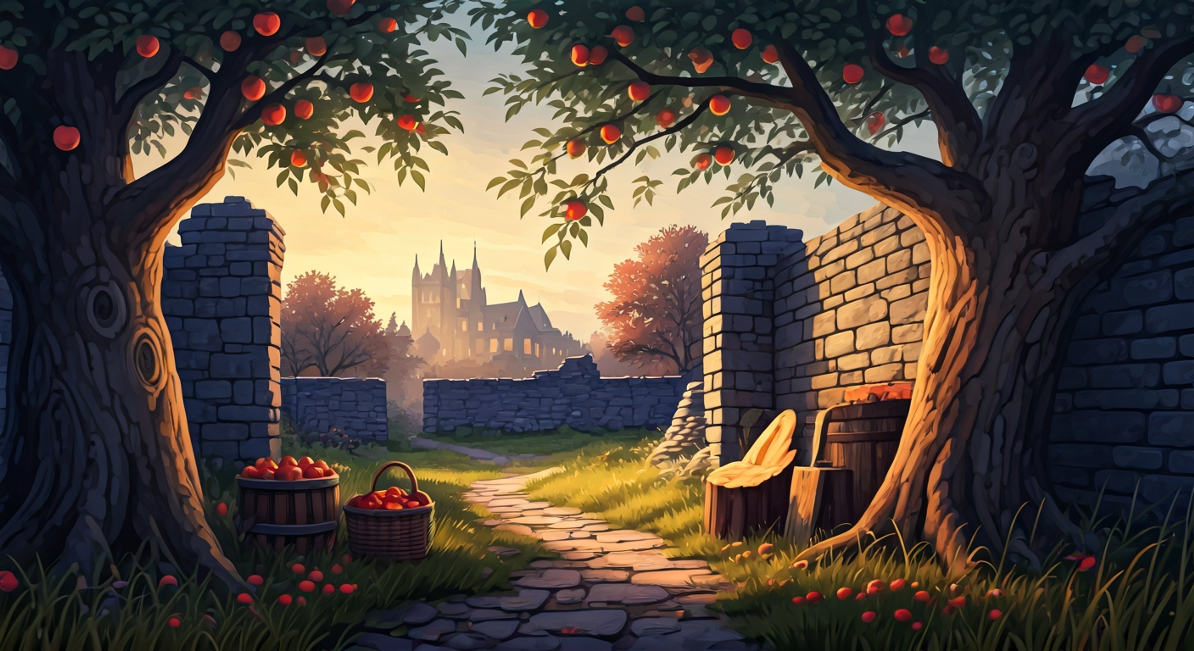 You and Epel slip away from the manicured gardens of Pomefiore dormitory to a hidden apple orchard he's been secretly tending on Night Raven College grounds, where the true nature of this farm boy from Harveston shines through beneath his delicate appearance. Epel's expertise with apple cultivation and carving reveals itself as he teaches you traditional harvesting techniques from the Shaftlands, occasionally slipping into his rural dialect when excited. Through climbing trees, friendly competition, and crafting apple sculptures, you witness firsthand the strength and determination that lies beneath Epel's pretty exterior, challenging the assumptions made about him based solely on his appearance.