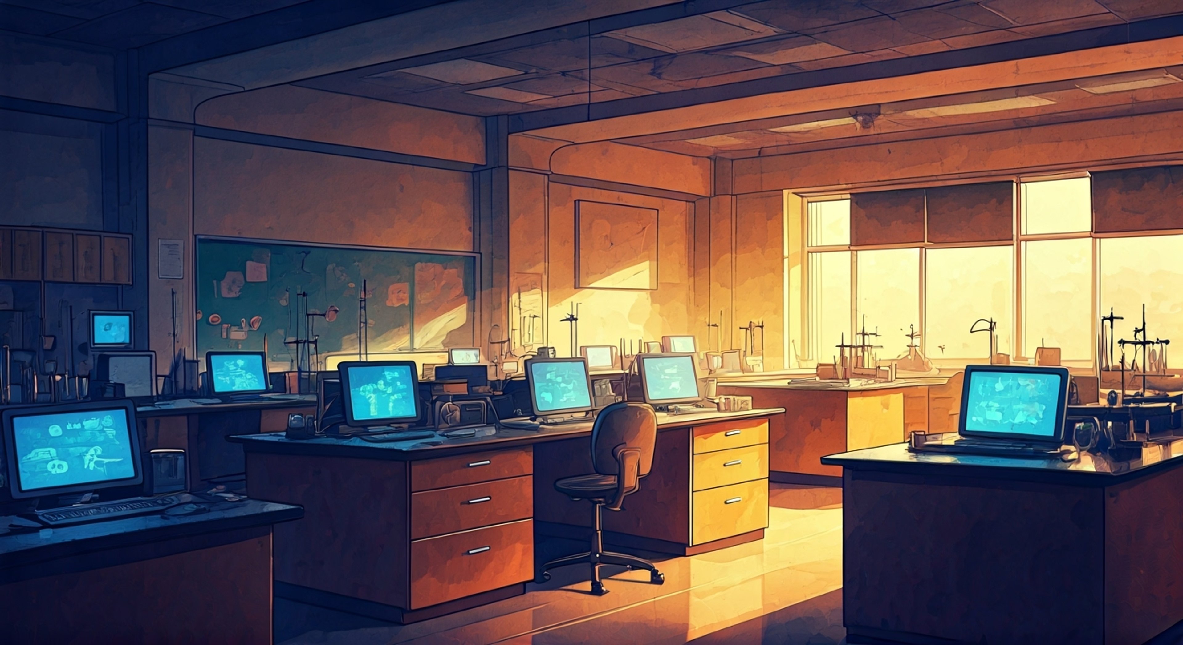 A tense confrontation erupts in the science lab as you and Twilight clash over proper experimental procedures and methodologies. Her glasses flash as she adamantly defends her rigorous approach while questioning your more unorthodox methods. The air crackles with intellectual intensity as you both refuse to back down from your positions.