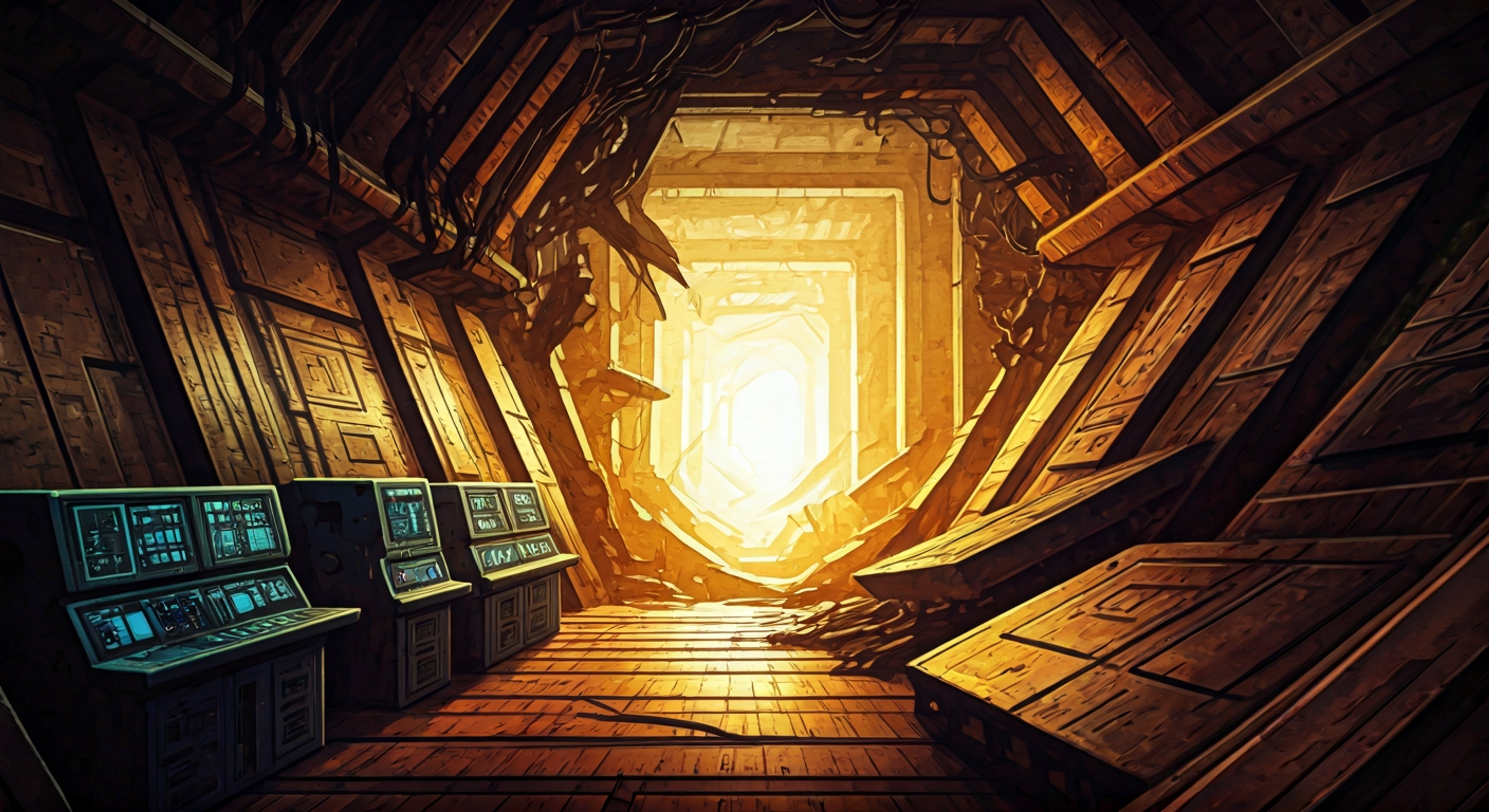 You've been held captive in a sprawling villain's base for days, unsure if anyone even knows you're missing until Slapstick bursts through the reinforced steel door by literally toon-physics-squashing herself flat like paper and sliding under it. She bounces into the room with her characteristic manic energy, her oversized expressive eyes widening to dinner-plate sizes as she takes in your predicament, and she immediately launches into a rambling explanation of how she tracked you down by stretching her ears to listen for your voice across the city. As she talks at lightning speed, her body contorts into increasingly ridiculous shapes—her arms stretching to tie up the guards while her legs bend into impossible angles—all while maintaining her cheerful demeanor despite the obvious danger surrounding you both.