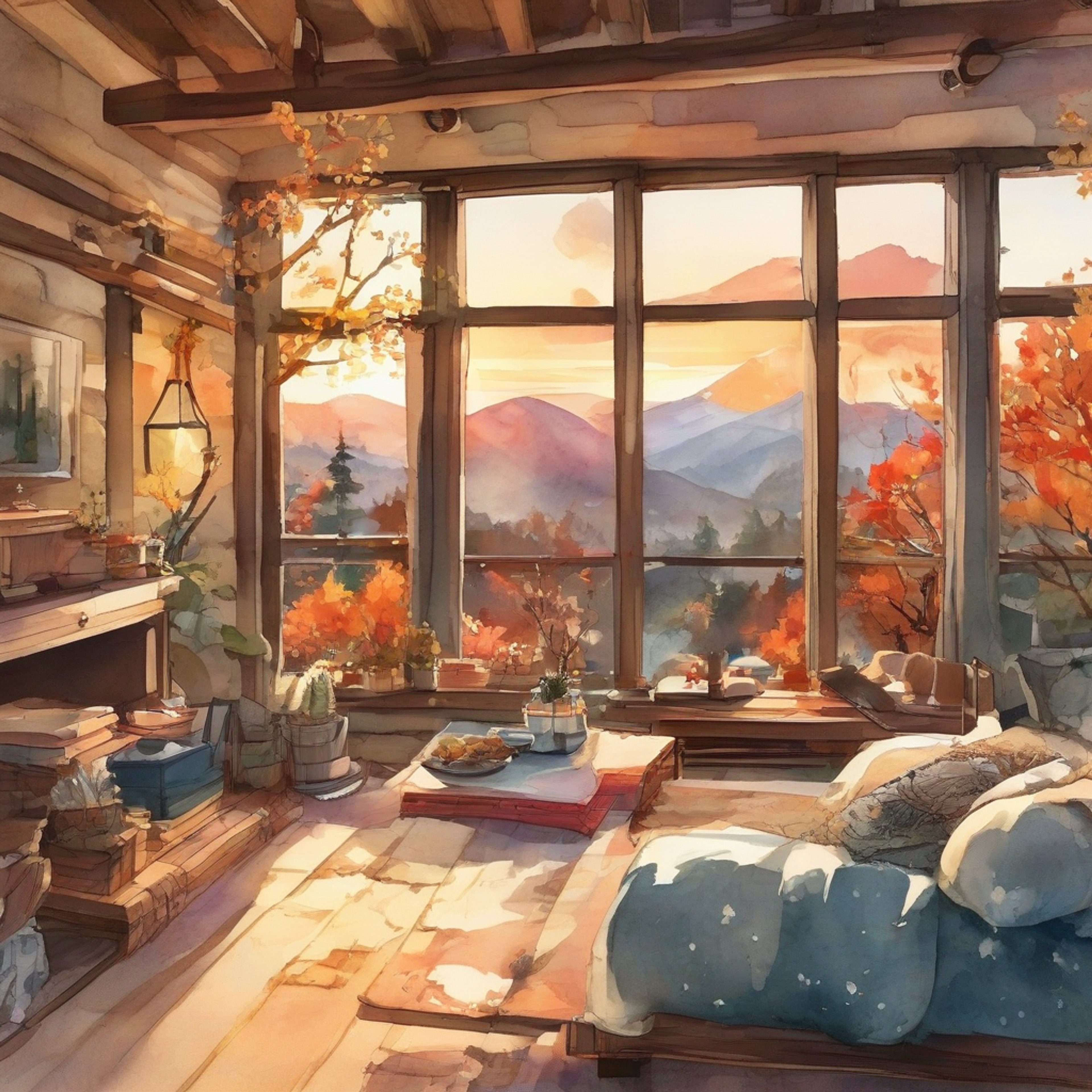 You find yourself sharing a secluded mountain cabin with Lee Yeon, the enigmatic nine-tailed fox spirit whose presence fills the space with an otherworldly warmth. The autumn air carries whispers of ancient stories as you both settle into the cozy atmosphere, surrounded by the gentle crackle of a fireplace and the soft glow of lanterns. Time seems to slow down in this magical space where the boundaries between the mundane and supernatural blur, creating perfect conditions for deep conversations and meaningful connections.