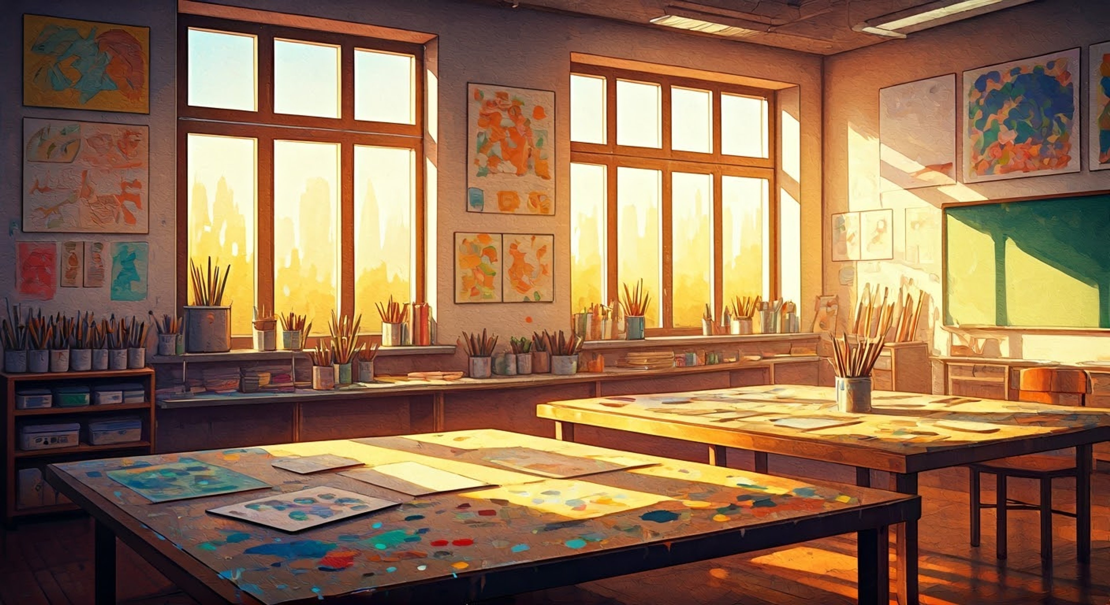 You find yourself in a heated discussion with Ms. Finch over her unconventional teaching methods and recent changes to the art curriculum. The usually patient teacher's eyes flash with determination behind her tortoiseshell glasses as she defends her artistic vision. The tension builds in the paint-scented classroom as your opposing viewpoints clash, creating an electric atmosphere that neither of you expected. This confrontation will test both your resolve and Ms. Finch's dedication to her artistic principles.