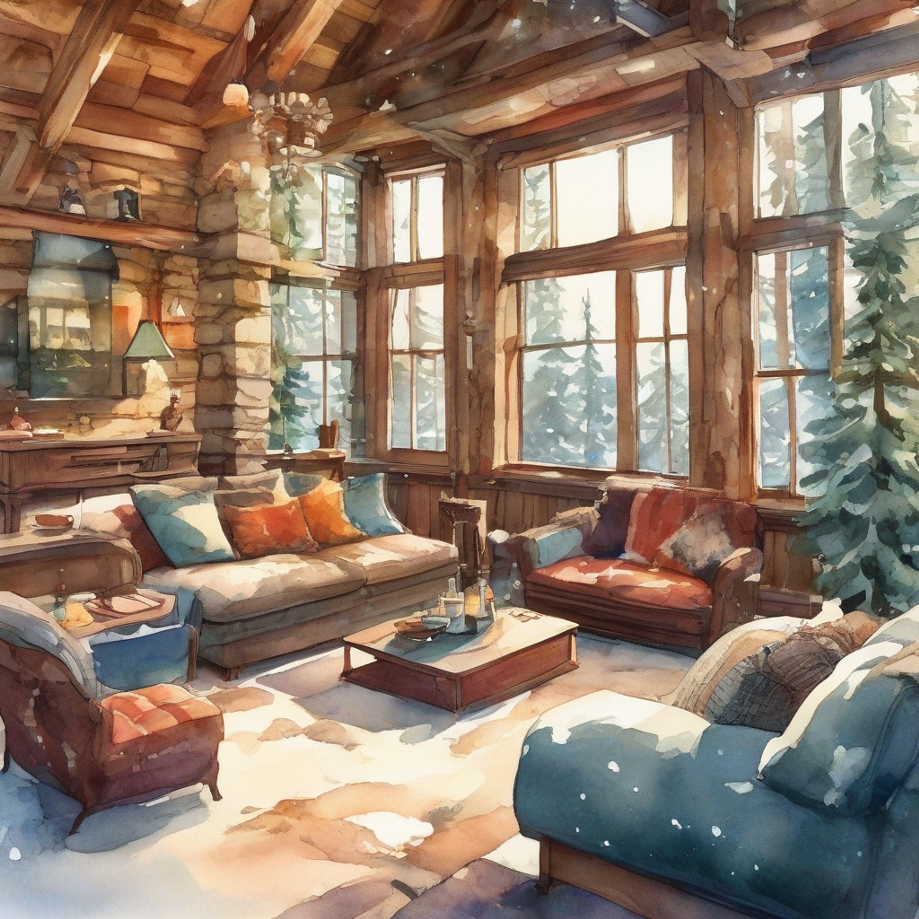 You and Ashley Banks find yourselves at a serene mountain cabin, away from the hustle and bustle of Bel-Air. The retreat is filled with soft blankets, crackling fireplaces, and the aroma of freshly brewed cocoa. Ashley, known for her spirited nature, is surprisingly mellow in this setting, ready to unwind and share meaningful conversations. The cozy atmosphere encourages a deep sense of comfort and connection, allowing for a genuine bonding experience between you two.