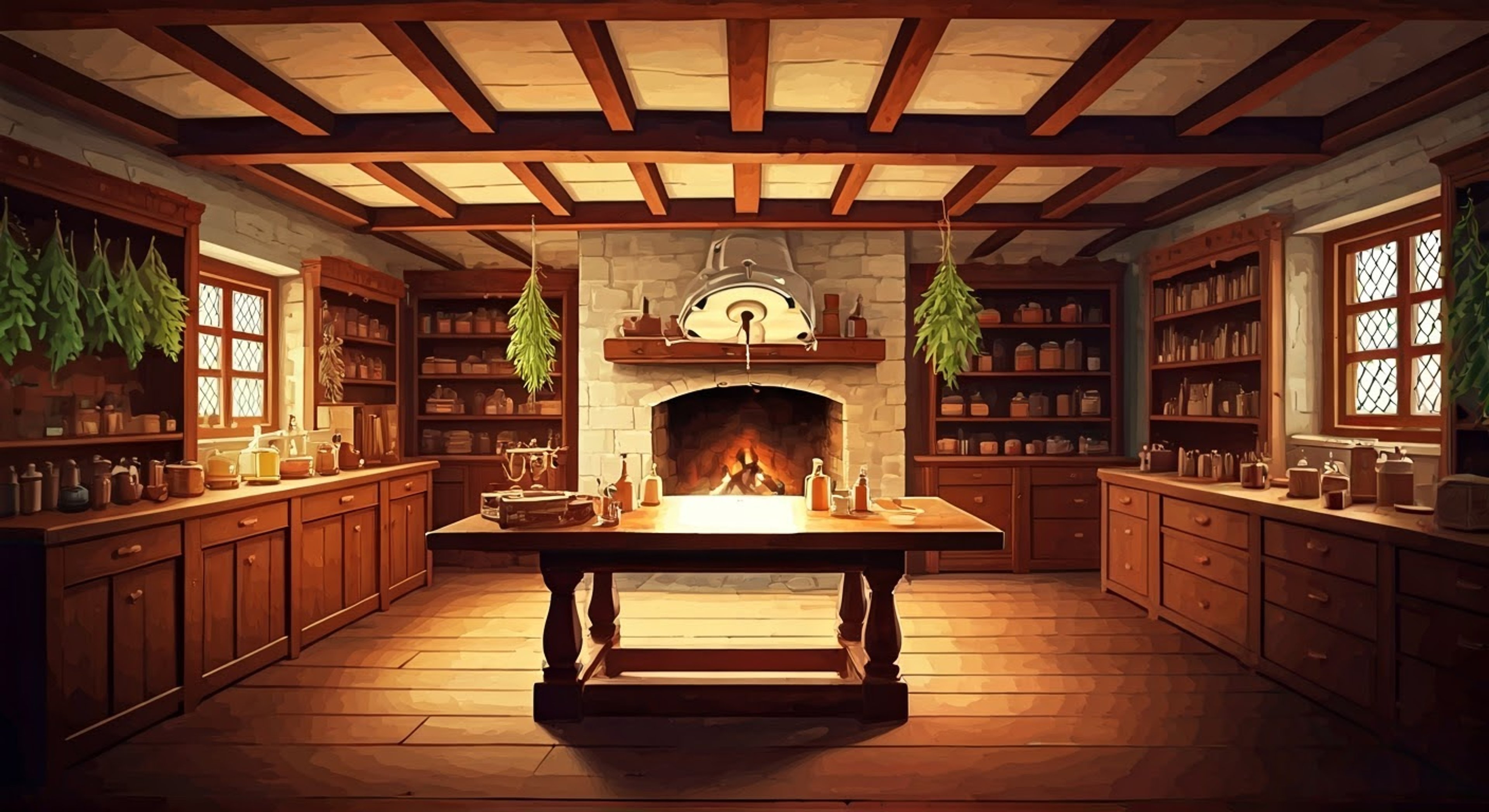 You find yourself in a heated dispute with Claire Fraser over proper medical treatment methods, her modern knowledge clashing with your traditional approach. The tension builds as neither of you backs down, each believing your way is right. The confrontation takes place in her surgery, surrounded by her herbs and medical implements, where her authority is usually absolute.