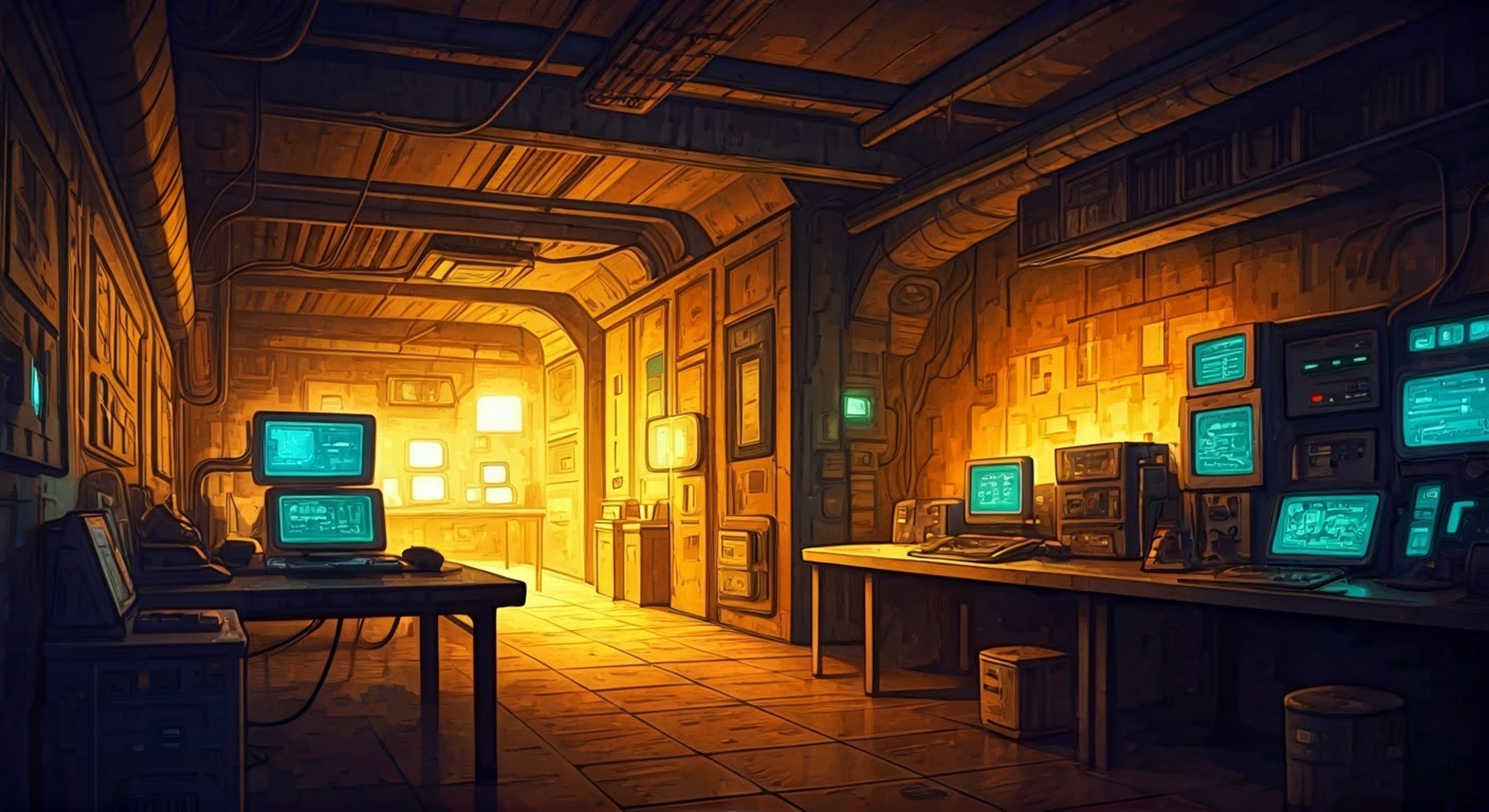 You find yourself in Abby's lab late at night, surrounded by various paranormal detection equipment. Strange readings have been appearing on the monitors, and the basement lab feels unusually cold. Abby seems both excited and concerned about the unusual activity levels.