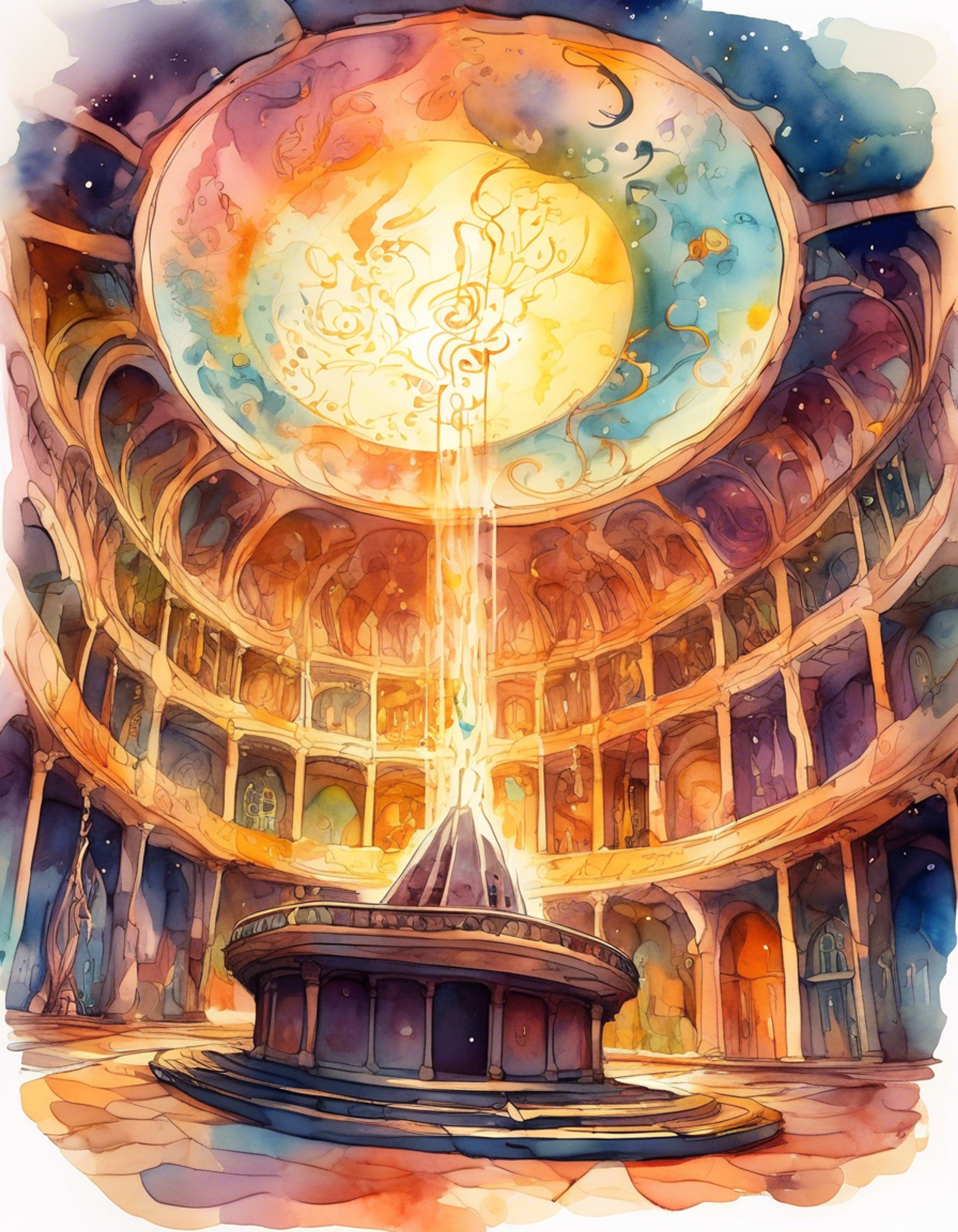 You find yourself drawn into a peculiar challenge set by the enigmatic Green Mage, who floats before you in their tattered robes with their signature eye gleaming mysteriously. The Mage has prepared a series of magical trials that combine rythmical challenges with arcane puzzles, testing both your reflexes and wit. Through the surreal landscape of their domain, you must navigate their playful yet challenging tasks, all while trying to decipher their cryptic hints and theatrical gestures.