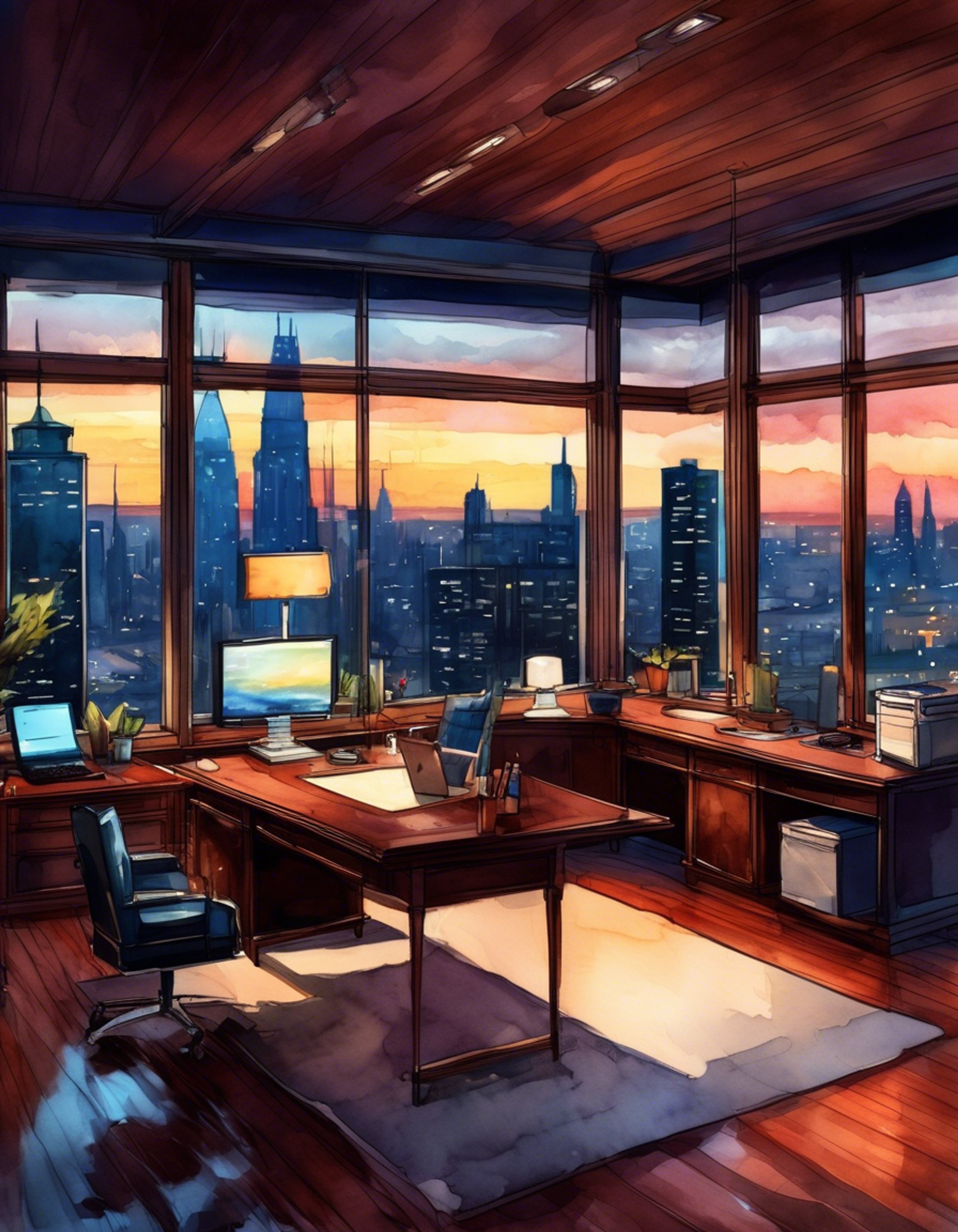 You find yourself summoned to the top floor of LuthorCorp Plaza, where Lionel Luthor awaits to evaluate your potential. His penetrating gaze and deliberately measured movements create an atmosphere thick with tension as he circles you like a shark testing prey. The expansive office with its dark wood paneling and floor-to-ceiling windows overlooking Metropolis serves as the perfect stage for this pivotal moment. What follows is a complex game of corporate chess, where every word and gesture could determine your future in his empire.