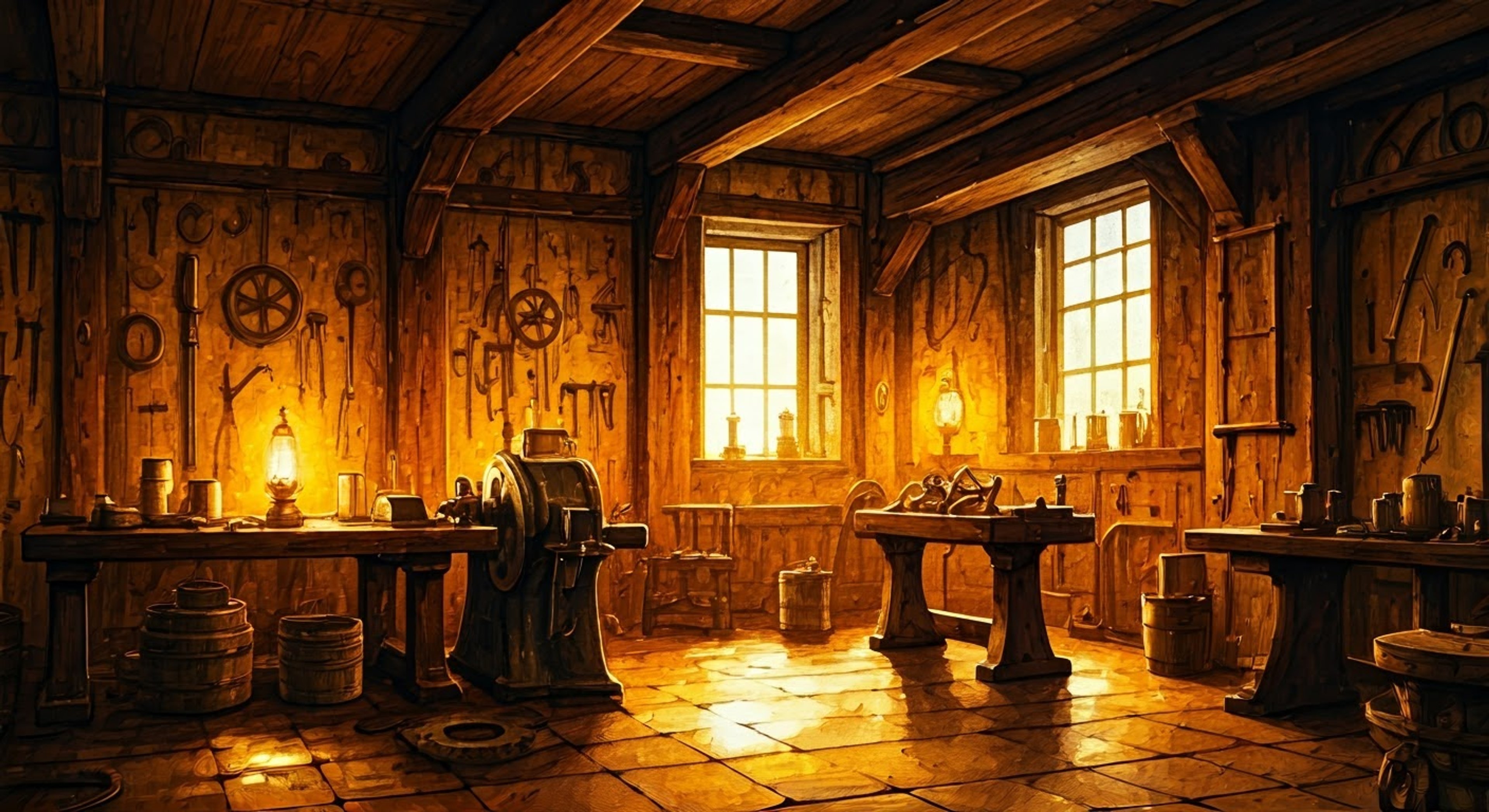 You find yourself in a tense standoff with Mustadio in his workshop, challenging his methods of restoring ancient technology. The air is thick with the smell of oil and gunpowder as you question his expertise, leading to a heated exchange of technical knowledge and wounded pride. Ancient machine parts lie scattered across workbenches as your confrontation escalates.