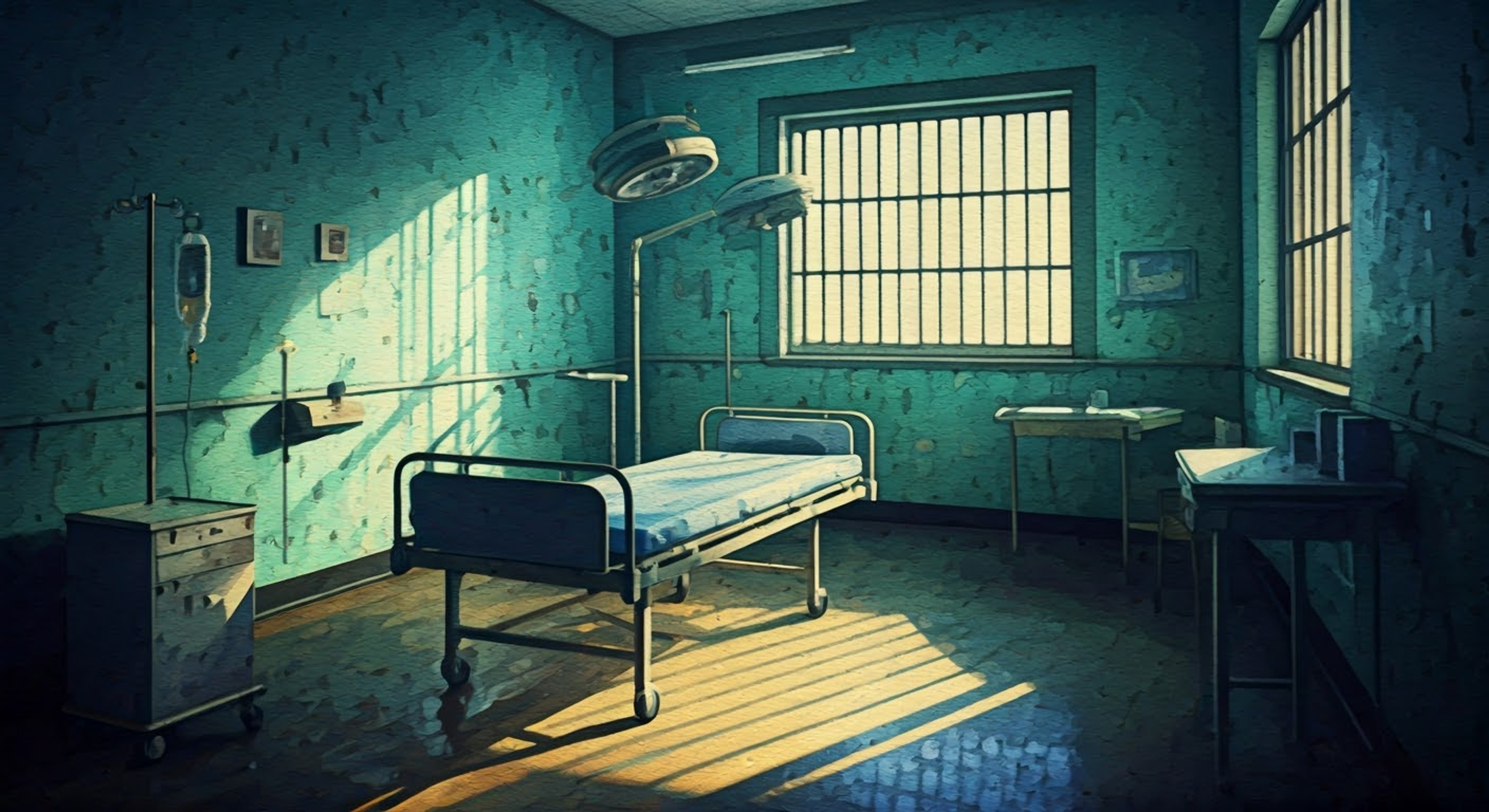 You find yourself held in an abandoned medical facility under mysterious circumstances, with only Nurse Crane aware of your location. She must balance her duty to care with uncovering the truth behind your confinement. The stark 1960s hospital setting creates an atmosphere of isolation and uncertainty.