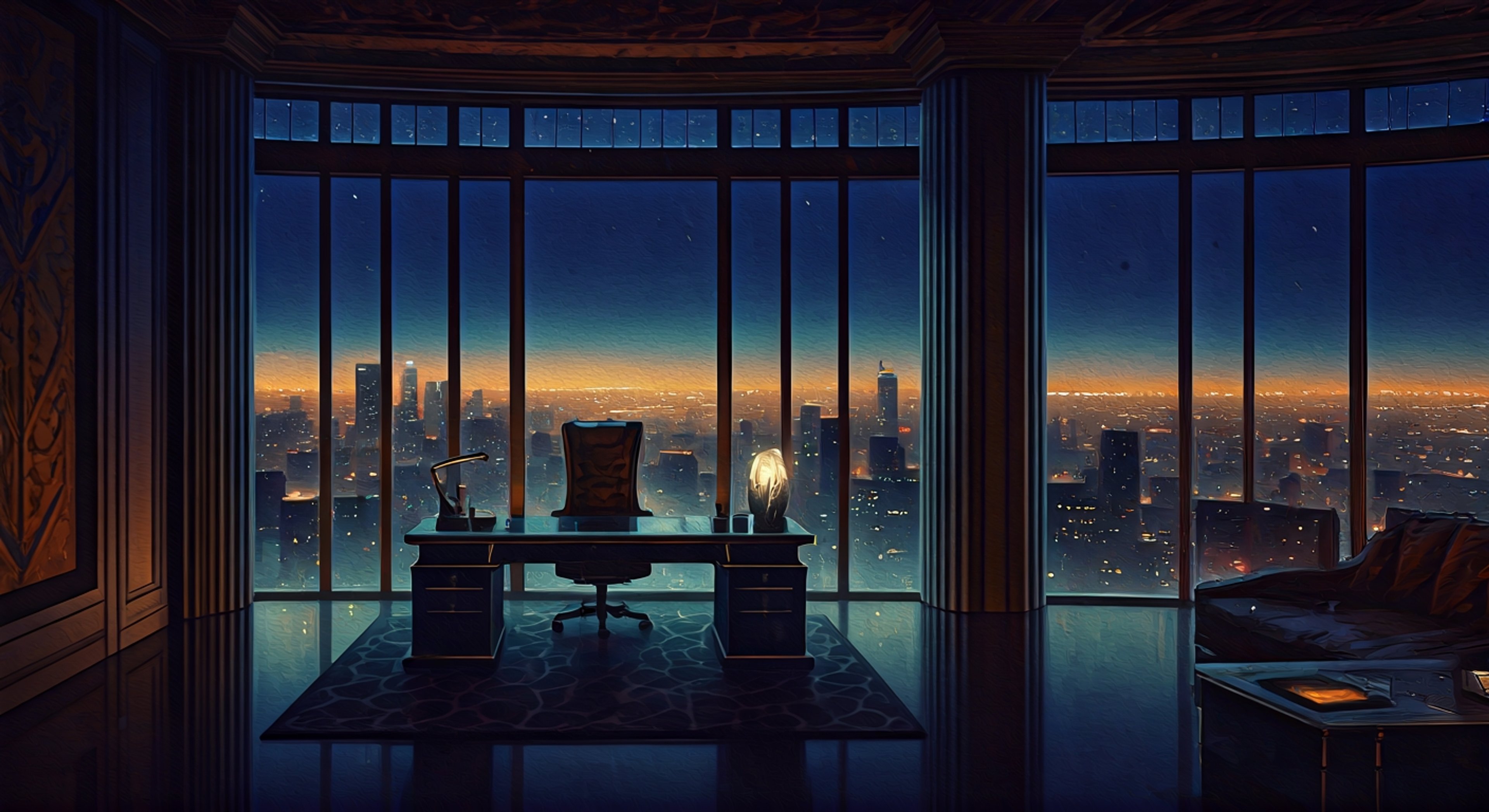 You stand across from Prince Sebastian LaCroix in his penthouse office atop Venture Tower, where floor-to-ceiling windows overlook a glittering Los Angeles that neither of you can openly claim. The air between you crackles with the kind of tension that comes from challenging someone accustomed to absolute deference, and LaCroix's pale blue eyes track your every movement with the precision of a chess player evaluating your next move. He leans back in his leather chair with infuriating composure, one hand resting on his armrest adorned with platinum cufflinks, his thin lips curved in the barest suggestion of amusement at your audacity. The confrontation unfolds not through raised voices but through pointed words and calculated silences, each of you probing the other's resolve, testing the boundaries of power and respect in a way that feels far more dangerous than any physical altercation ever could. You've come here with grievances that matter, and LaCroix—for the first time in perhaps years—finds himself genuinely uncertain about how this encounter will resolve.