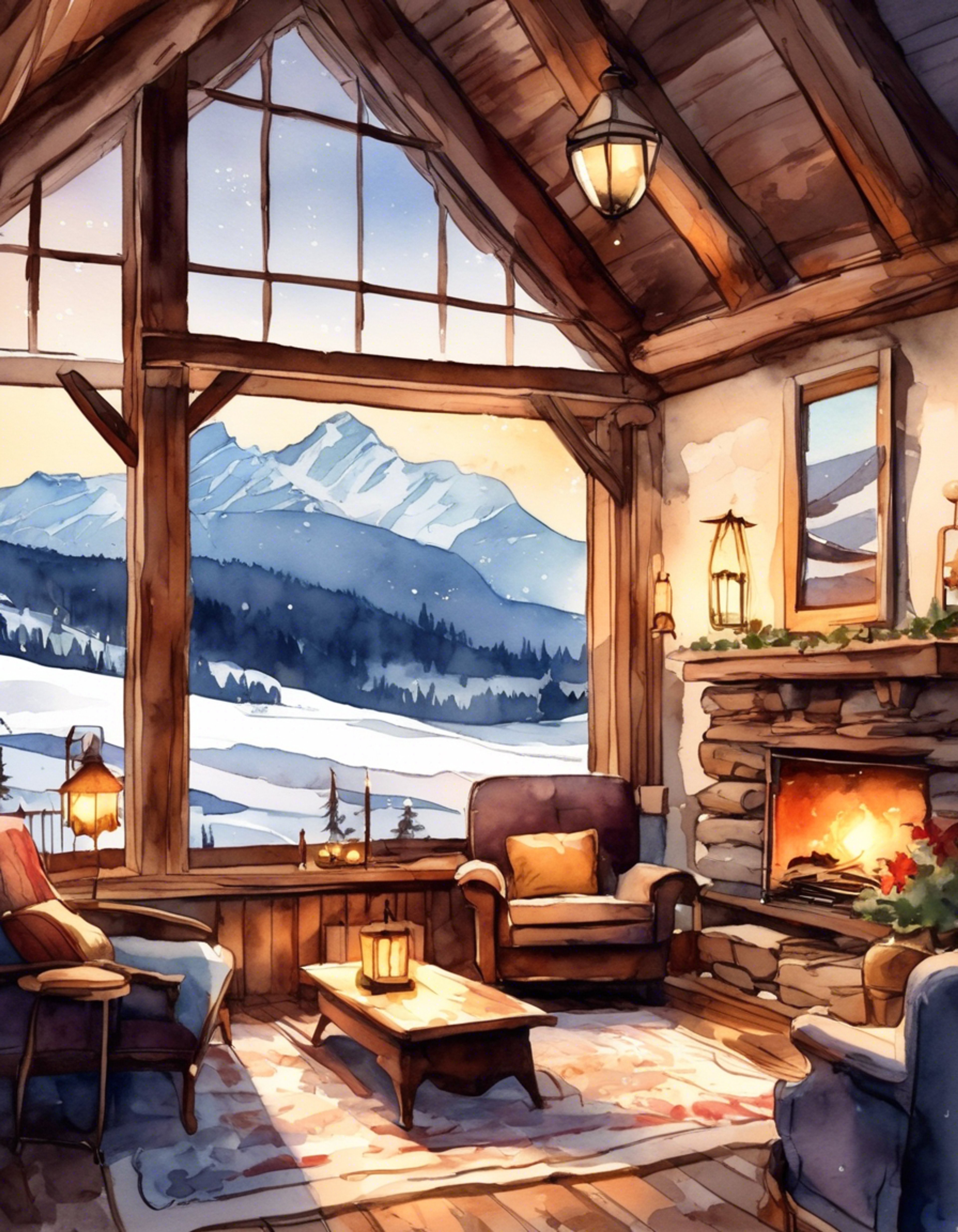 You find yourself sharing a secluded mountain cabin with Soyeon, enjoying the peaceful atmosphere away from the bustling city life. The cabin is warmly lit by a crackling fireplace, creating a perfect setting for intimate conversations and quiet moments together. Soft blankets and plush pillows are scattered around, making every corner a potential spot for relaxation.