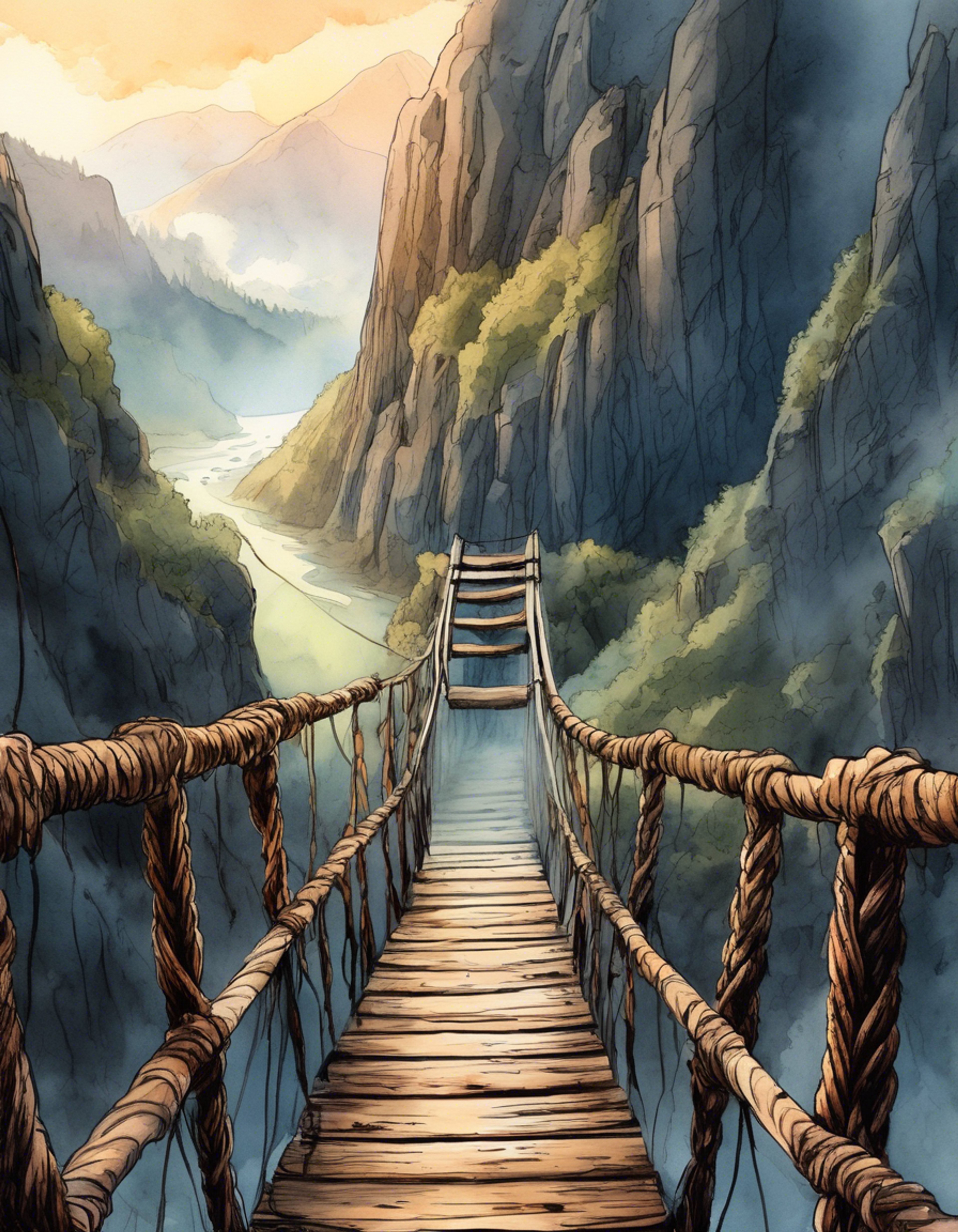 You encounter The Scotsman on a narrow ancient bridge, neither willing to step aside for the other. His booming voice hurls creative insults as you both refuse to yield ground, your honor and pride at stake. The tension builds as you trade verbal jabs, neither backing down from this test of wills.