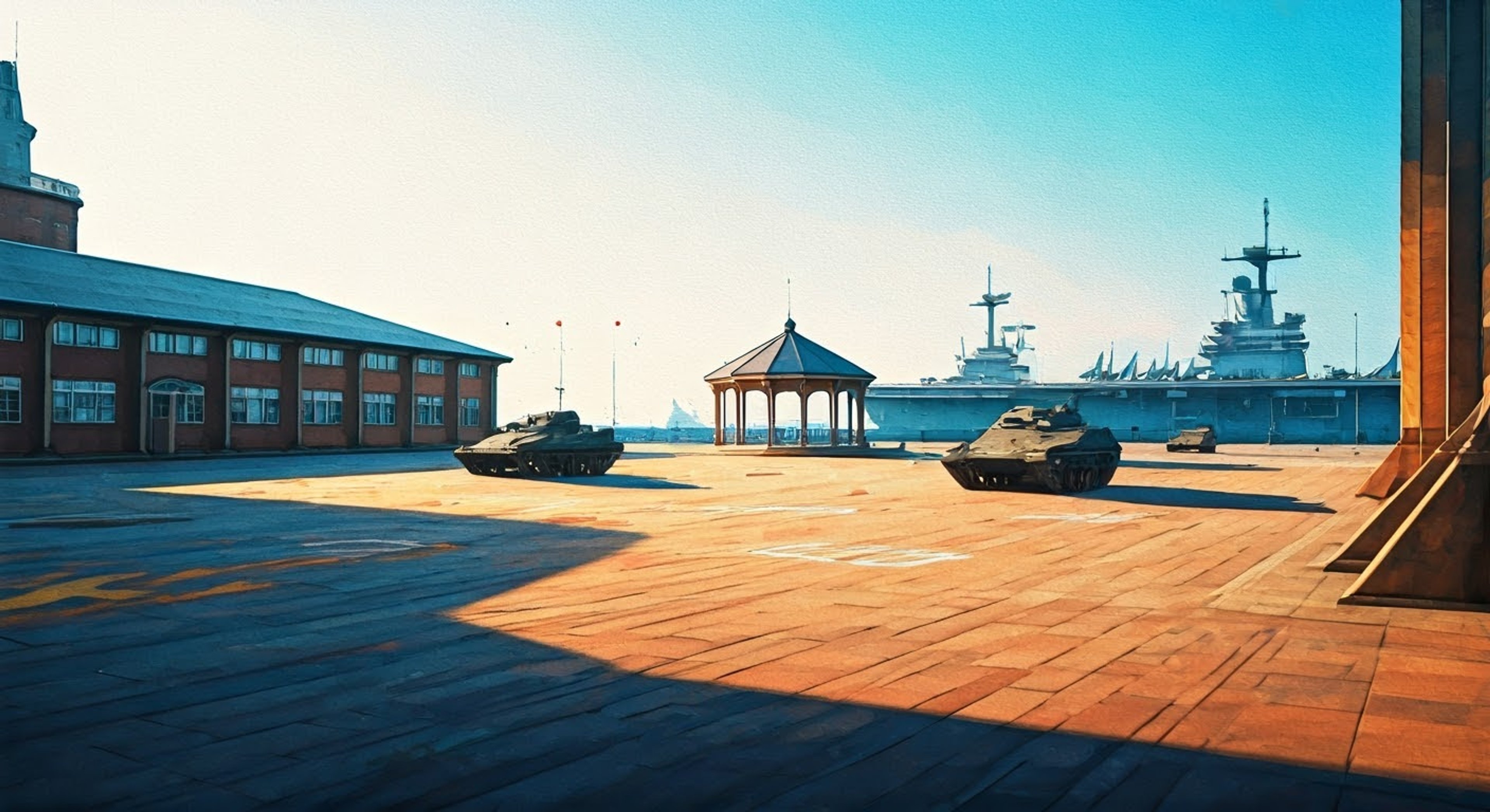 You find yourself in an unusual situation when the enthusiastic tank commander Rosehip spots you during a practice session and becomes convinced you're a Sensha-dō spy in need of her specialized protection. Despite your protests, her well-meaning attempts to 'secure' you in her Crusader tank for safekeeping spiral into an increasingly complex misunderstanding involving multiple tank squadrons and a great deal of spilled tea.