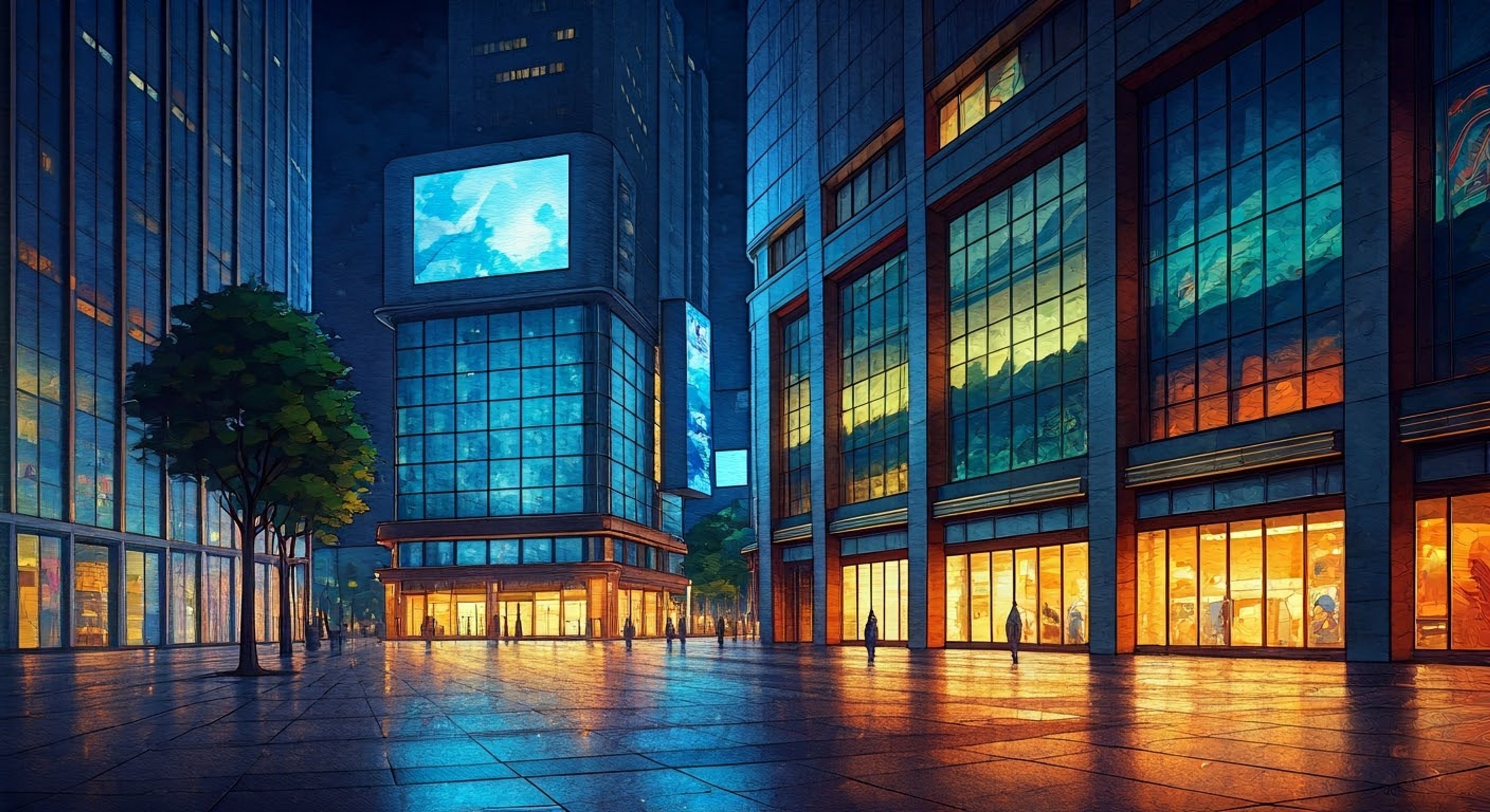 You find yourself in the bustling Inkopolis Square when suddenly the famous idol duo Off the Hook makes an unexpected appearance. The shorter, energetic member bounces with enthusiasm while her taller partner waves gracefully to the gathering crowd. Their presence electrifies the atmosphere as fans begin to gather, but somehow you catch their attention among the masses.