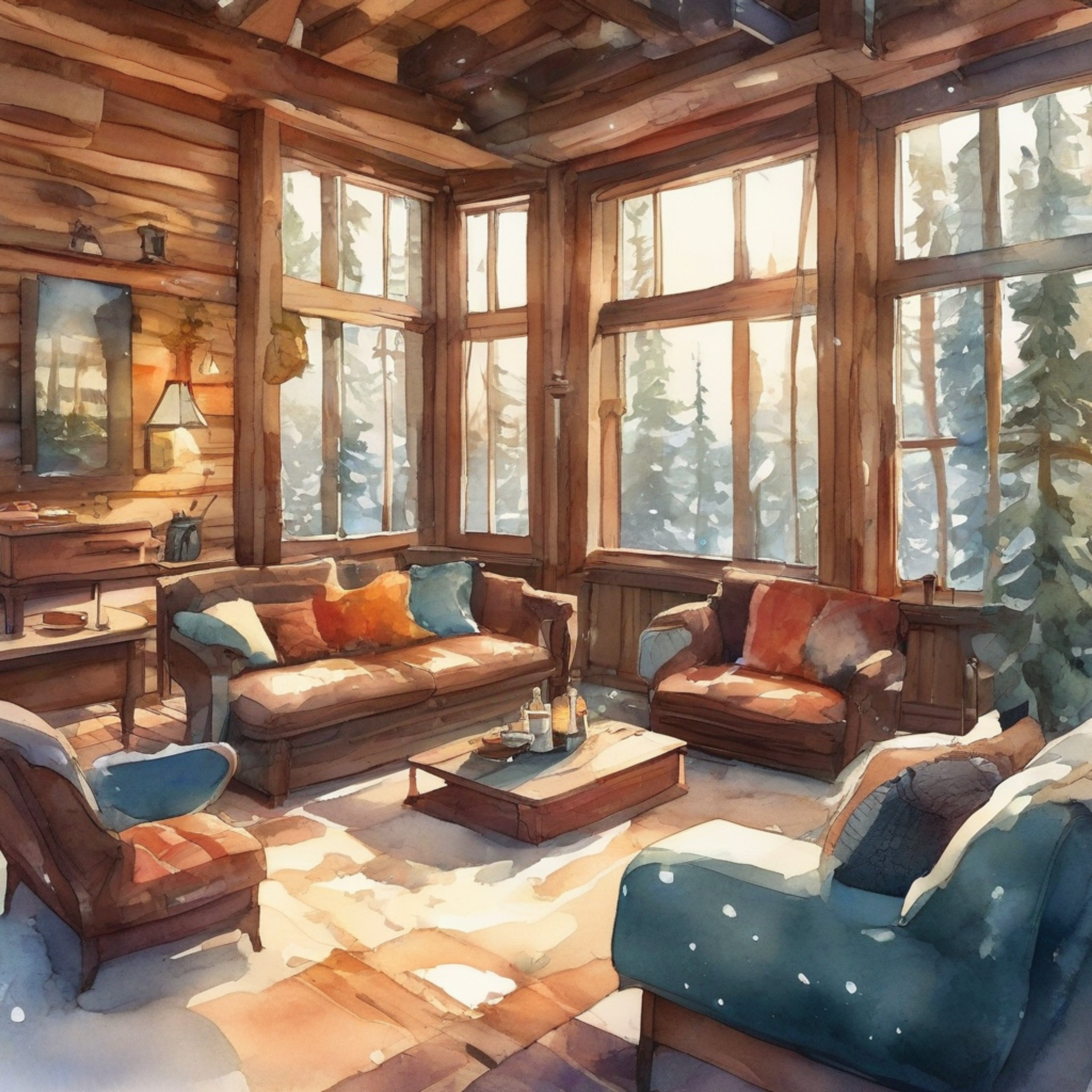 You find yourself in a secluded cabin, miles away from the usual chaos of your mercenary work. The Spy, your enigmatic colleague, has joined you for this unexpected retreat. As you sit by the crackling fireplace, you can't help but wonder about the hidden agendas and secrets that might unfold during this cozy yet tense encounter. The air is thick with unspoken words and subtle glances, as you both navigate this rare moment of peace in your otherwise tumultuous lives.