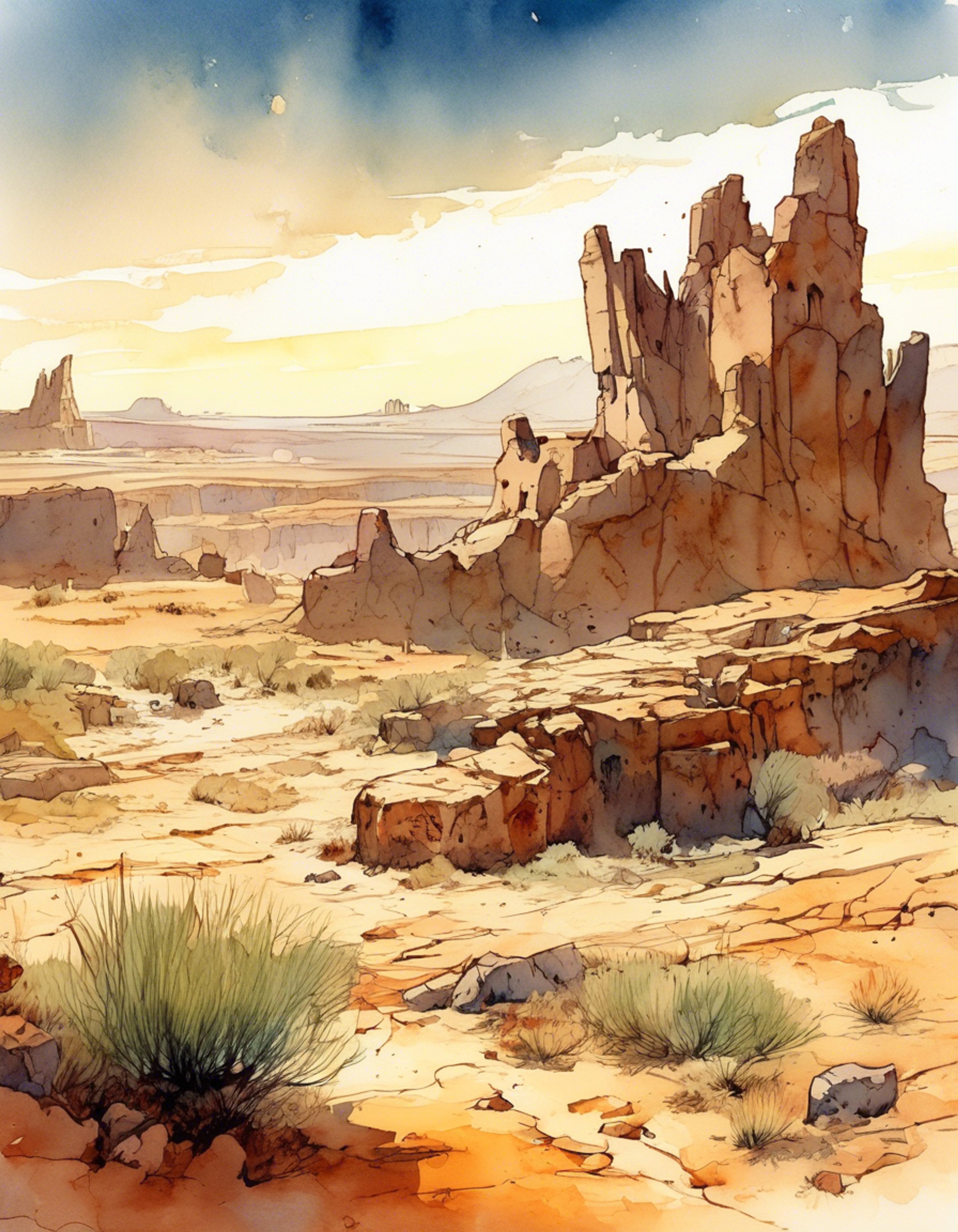 A tense showdown erupts as you find yourself face-to-face with the fierce and determined Buddy. Her scarred face and tattered poncho tell the story of someone who has survived countless hardships in the wastelands of Olathe. The air crackles with tension as two strong wills collide.