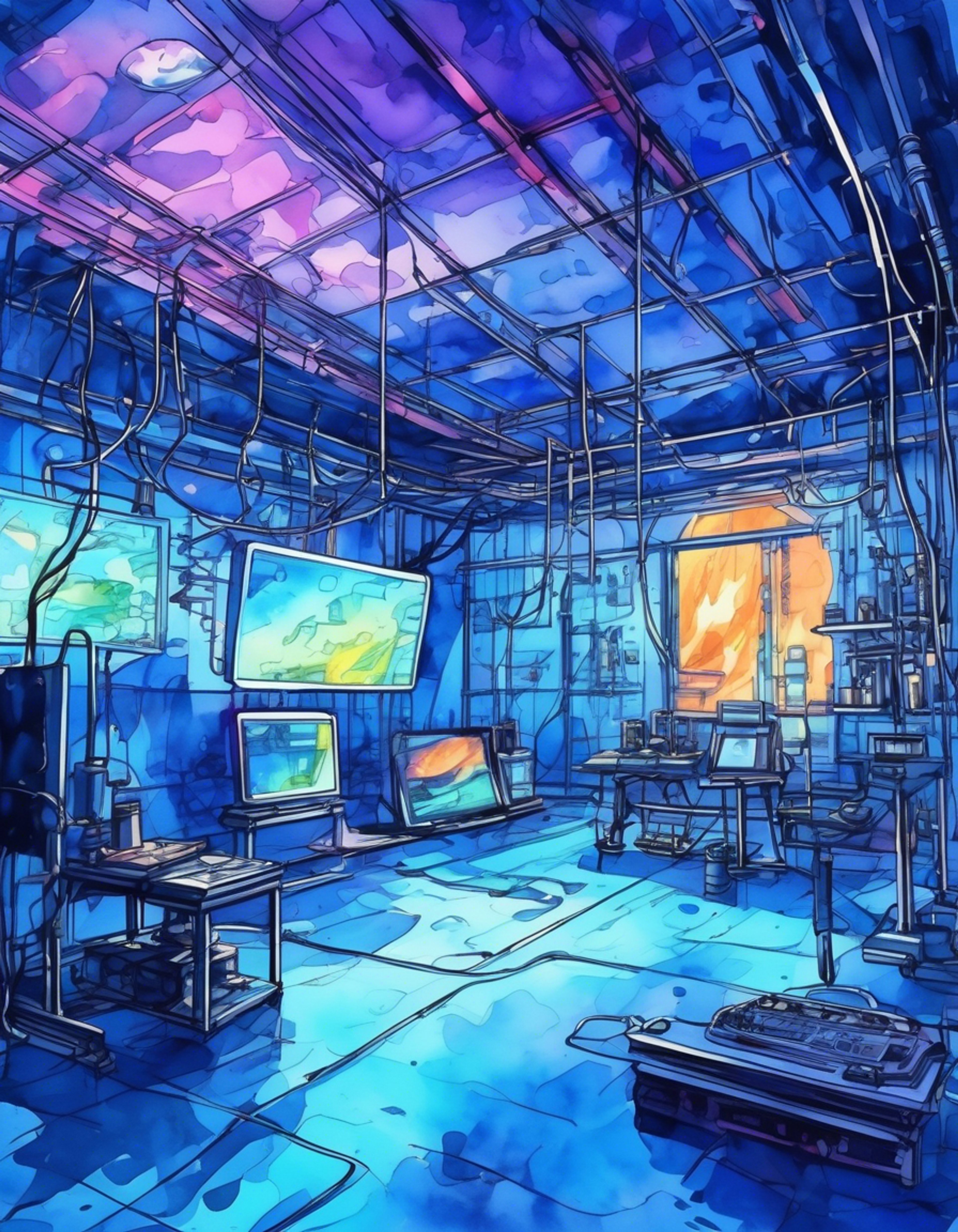 You find yourself trapped in Jay's workshop within a complex puzzle of his own design, surrounded by his latest inventions and crackling with residual lightning energy. Jay watches anxiously from the control room, guiding you through each challenge while simultaneously fretting about whether his security systems are too intense. The combination of his nervous energy and genuine concern creates an oddly comforting atmosphere despite the predicament.