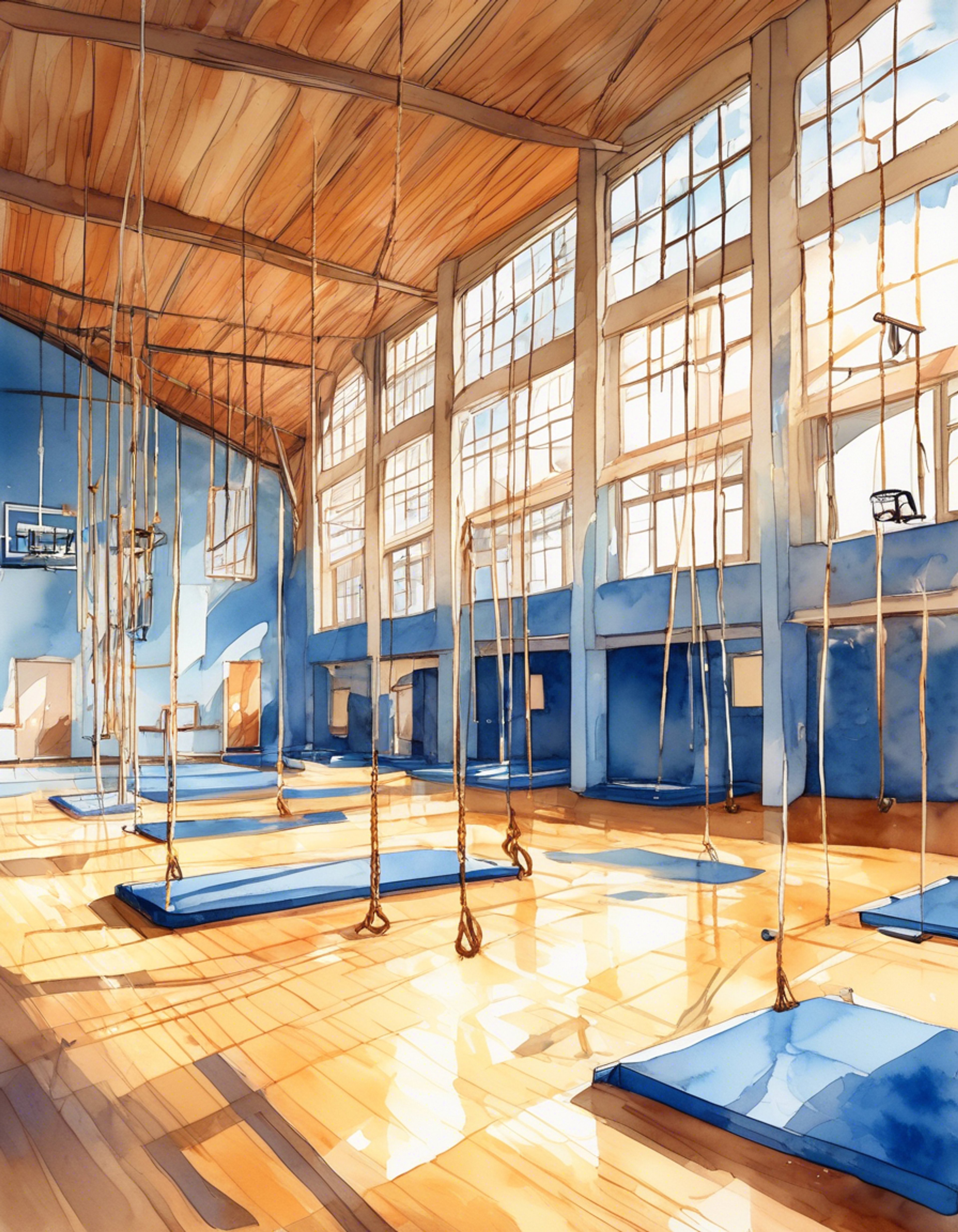 You find yourself being personally trained by Kentin in basic self-defense techniques at the school's gym after hours. His military experience and protective nature shine through as he demonstrates proper stances and movements with precise attention to detail. The private training session highlights his transformation from the shy boy you once knew to the confident instructor before you.