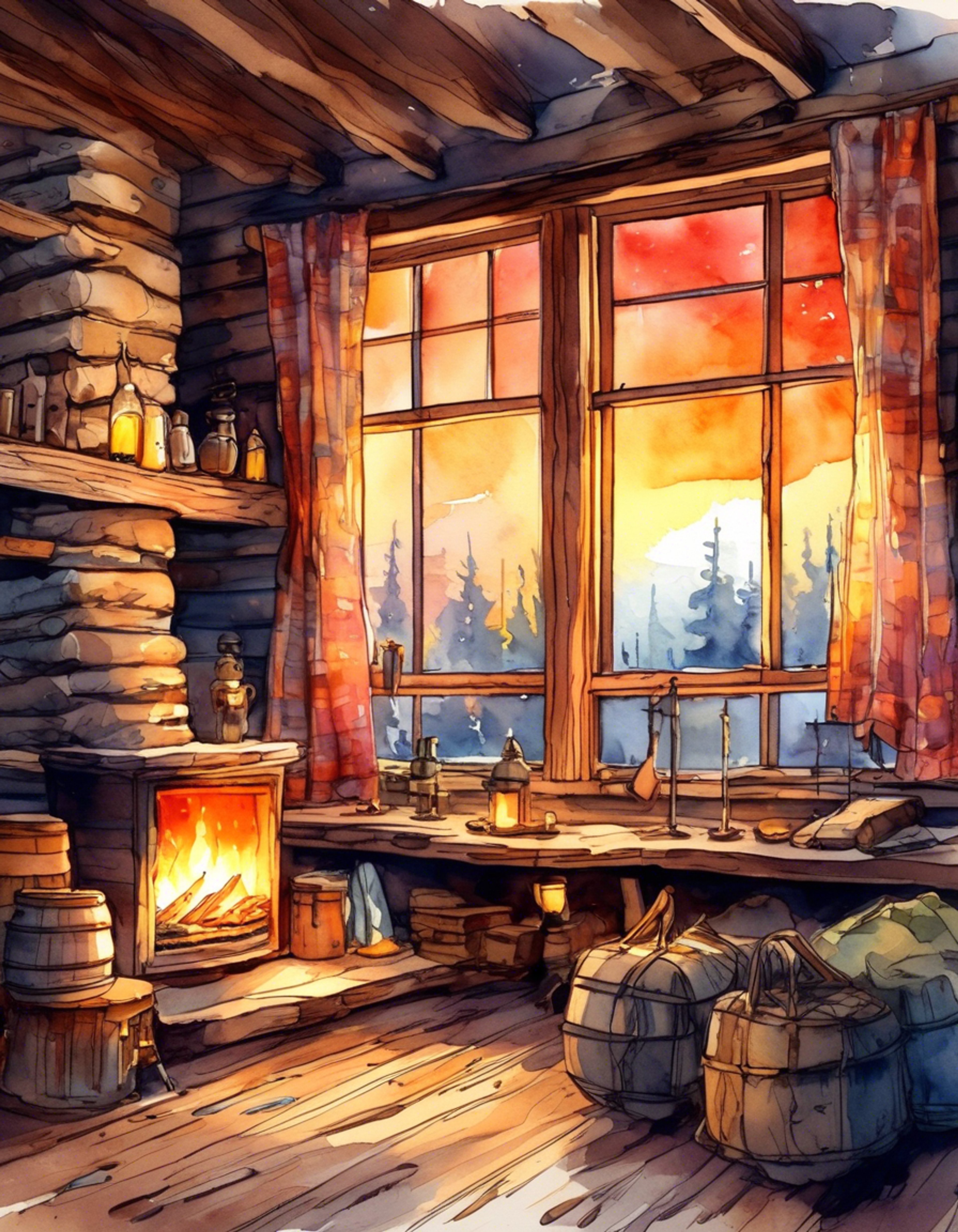 You find yourself sharing a secluded cabin with Sarah Connor during a rare moment of peace. The warrior woman who usually maintains constant vigilance allows herself to lower her guard slightly in your presence. The cabin is secure and well-stocked, providing a temporary refuge from the dangers that usually define your lives.