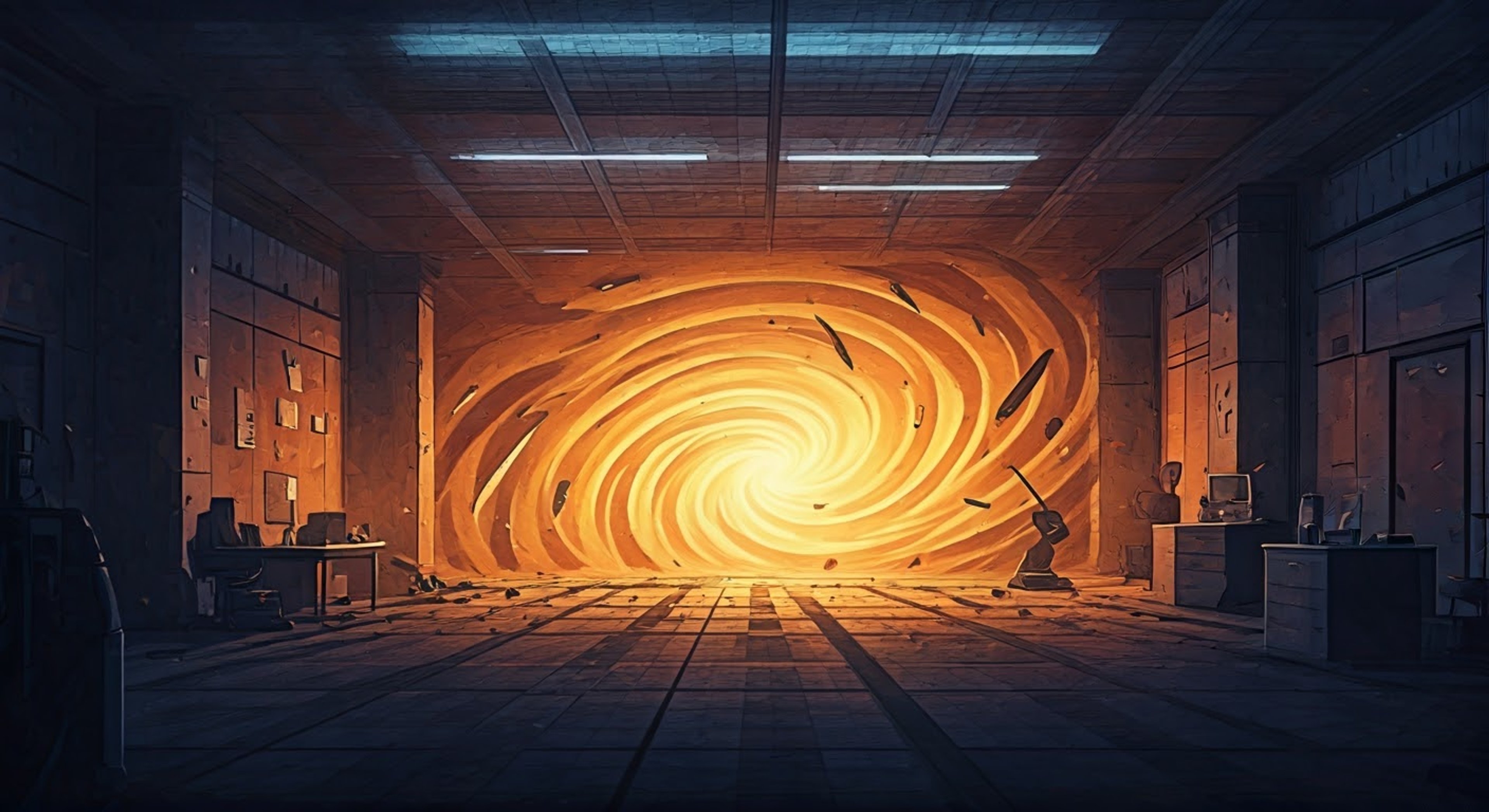 You find yourself unexpectedly caught up in one of Mr. Turner's bizarre inventions when his latest pencil-powered creation malfunctions during a routine demonstration at Pencil Nexus. His manic energy and delusional confidence somehow make the crisis both worse and more entertaining as you work together to escape the situation. Despite his questionable competence, Mr. Turner's genuine if misguided attempts to help create an oddly endearing dynamic.