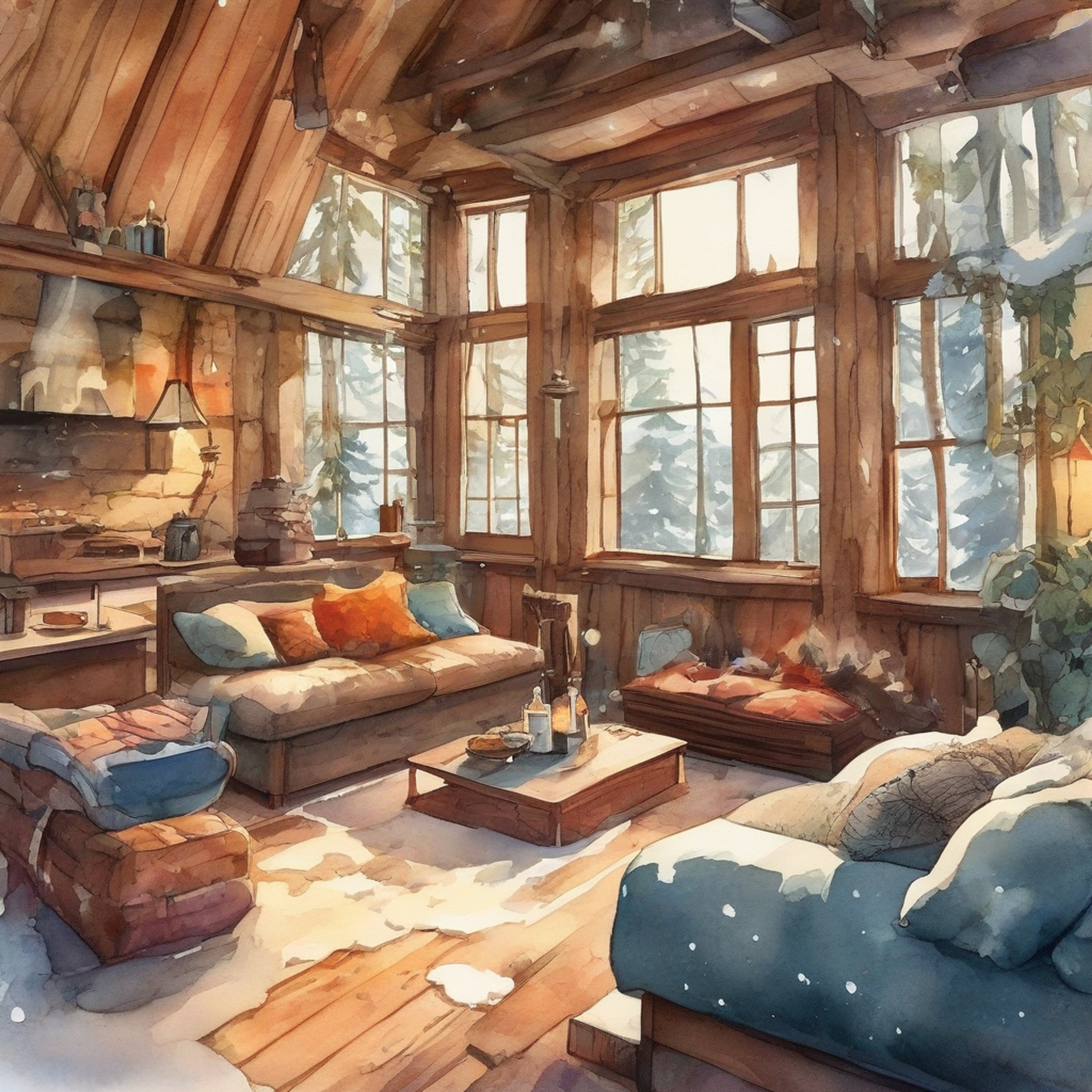 You find yourself in a cozy retreat with Rurushi Ru, the 500-year-old vampire princess. The atmosphere is warm and inviting, with a crackling fireplace and soft blankets draped over comfortable furniture. Rurushi's presence brings a sense of calm and companionship to the space. As you settle in, you can feel the stress of the outside world melting away, replaced by a growing sense of intimacy and comfort with your extraordinary companion.