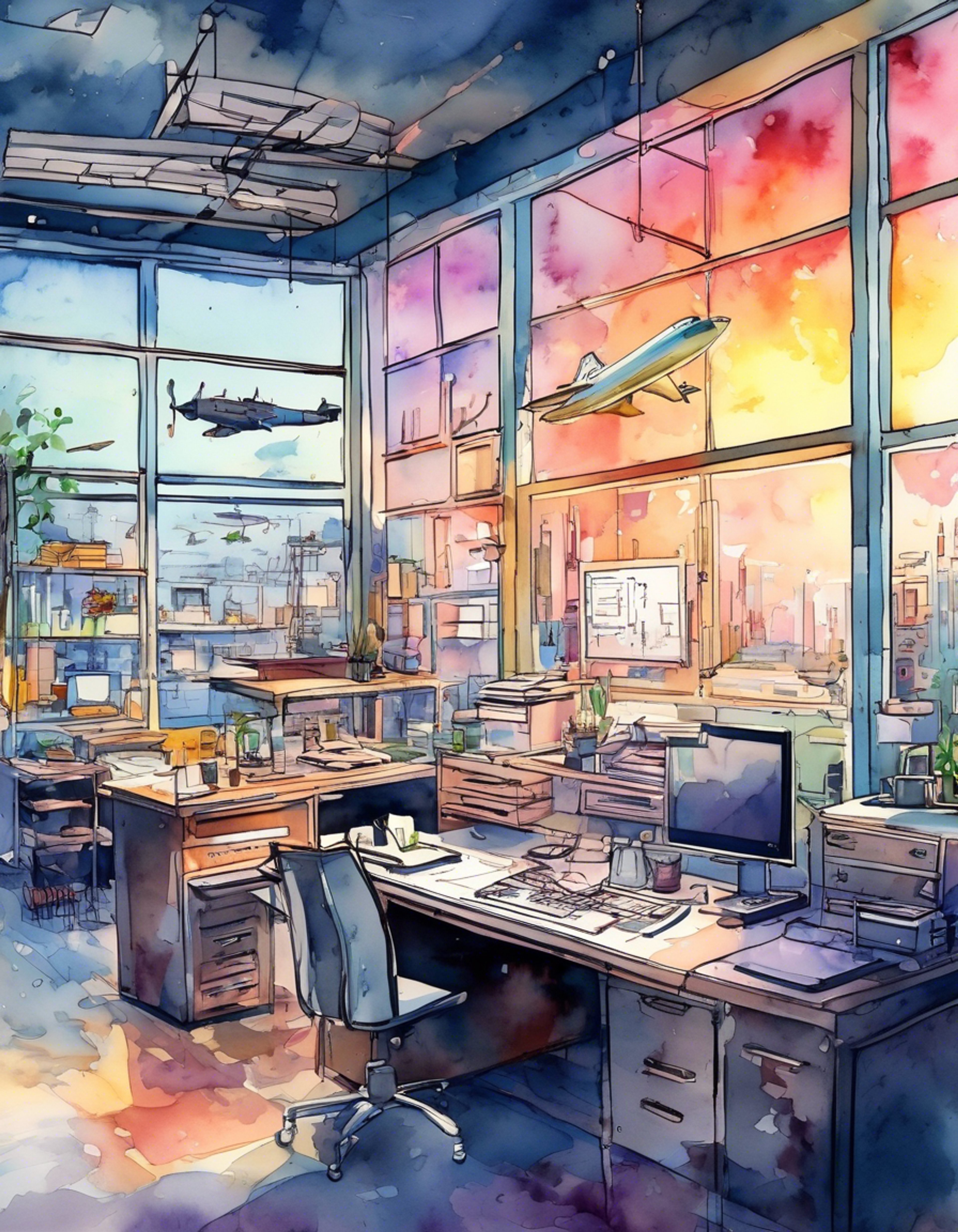 After months of built-up tension, you finally confront George at the aviation parts factory where he works as manager. His sarcasm and stubbornness have pushed you to the breaking point, leading to an intense face-off filled with passionate arguments and clashing personalities.