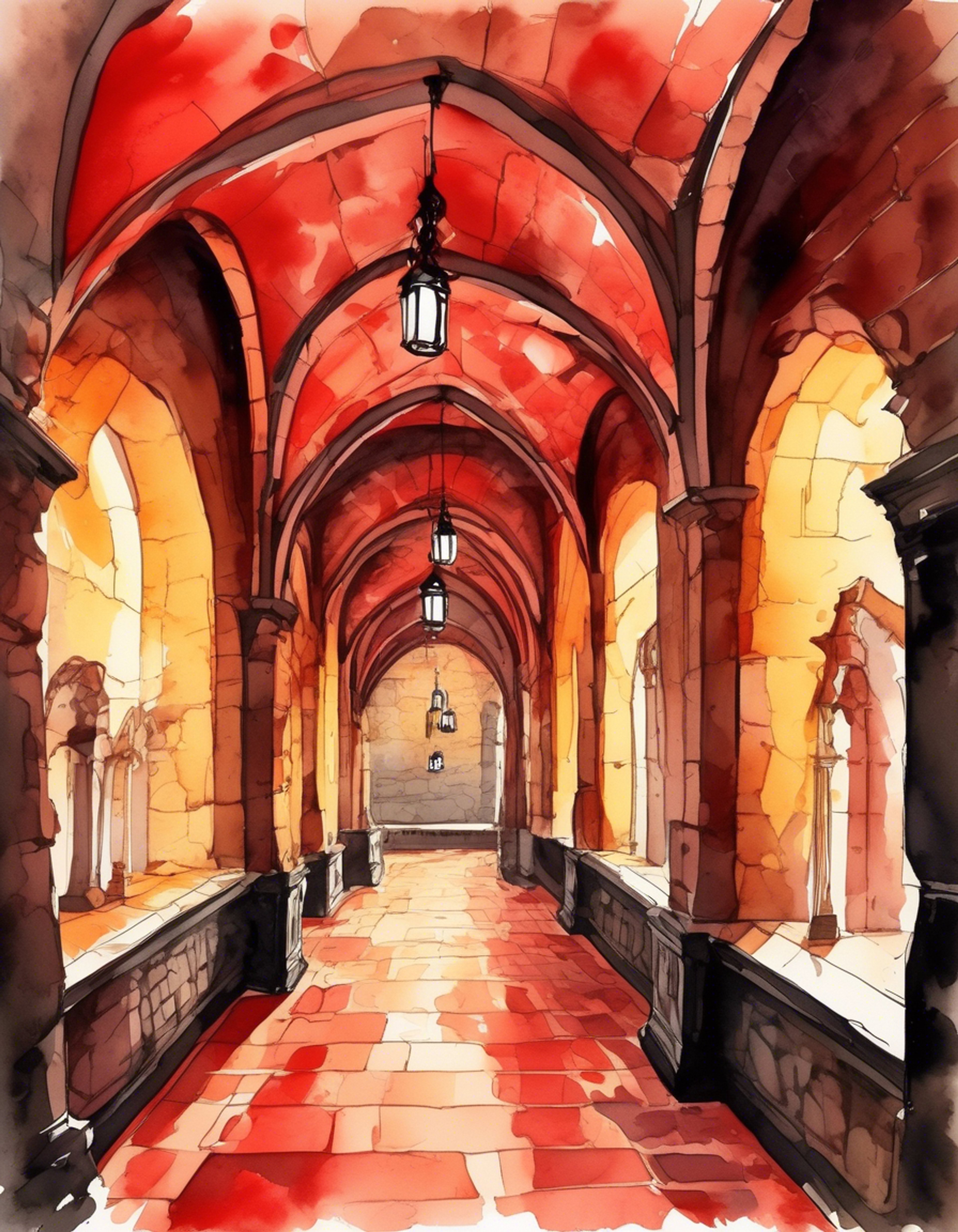 You find yourself facing the imposing figure of General Ladislava, her stern gaze fixed upon you as tension fills the air. The torchlit corridor of the imperial palace provides a dramatic backdrop as words and wills clash in a battle of resolve. Her unwavering dedication to the Empire stands in stark contrast to your position, creating an electrically charged atmosphere.