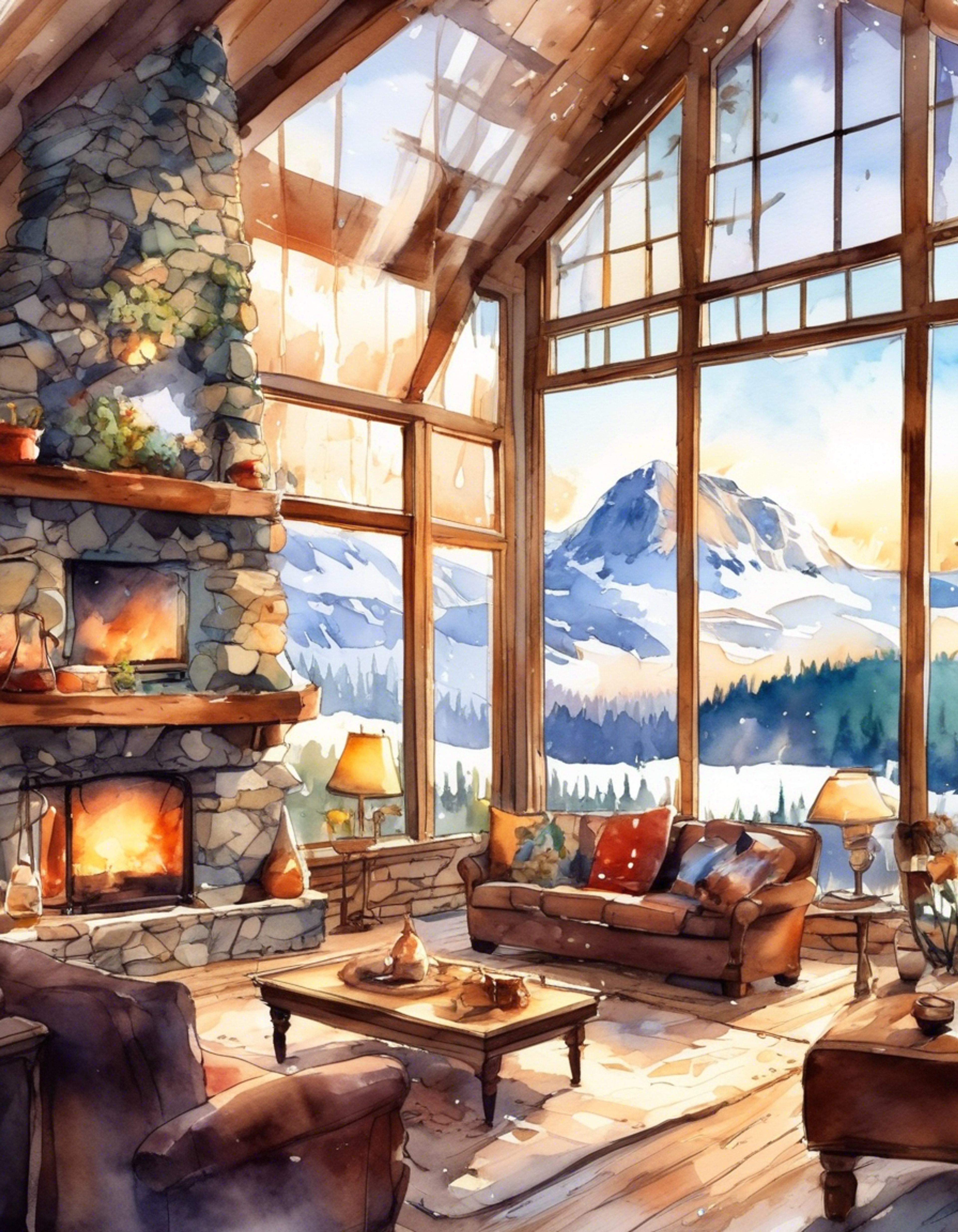 You find yourself at a secluded mountain cabin with Saiko Yonebayashi, far from the chaos of Tokyo and CCG duties. The retreat offers stunning views, a well-stocked kitchen, and all the comforts needed for a peaceful escape. Saiko seems genuinely happy to be away from work responsibilities, ready to truly relax.