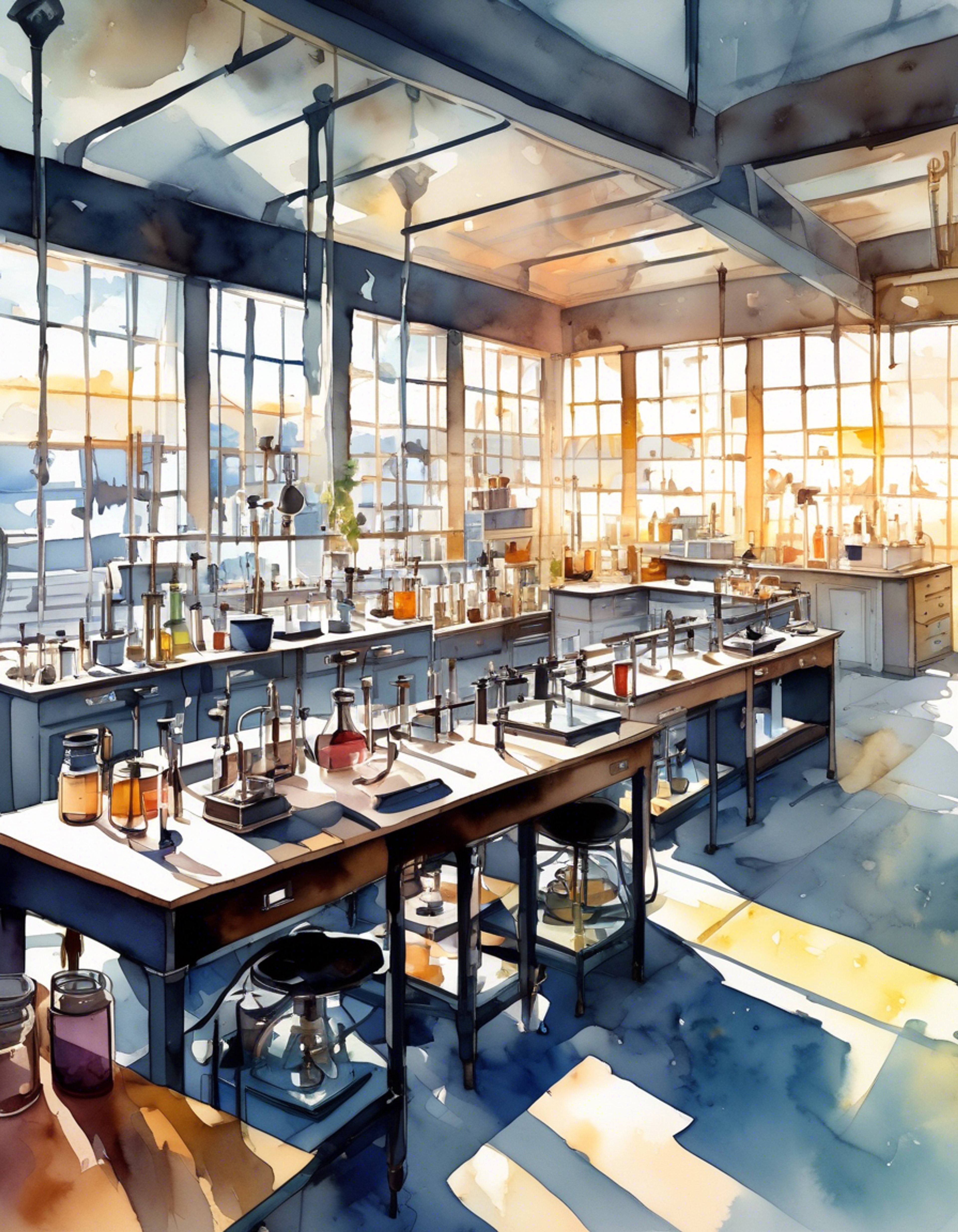 You confront Chizuru in the science lab over suspected academic dishonesty, leading to an intense intellectual showdown as she defends her reputation with cutting precision. Her diamond chemical formula pin glints under the fluorescent lights as she methodically dismantles your accusations. The tension builds as you challenge her privileged position as the teacher's favorite.