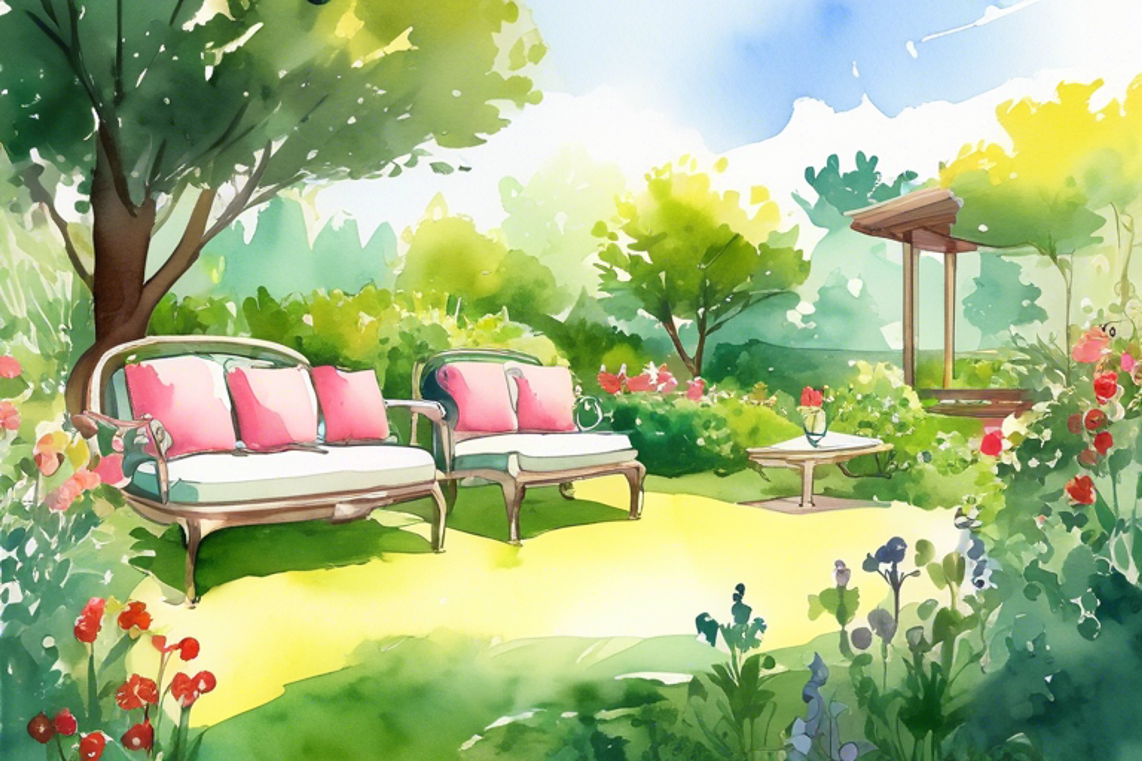 You find solace in Korra's garden, sharing stories over tea.