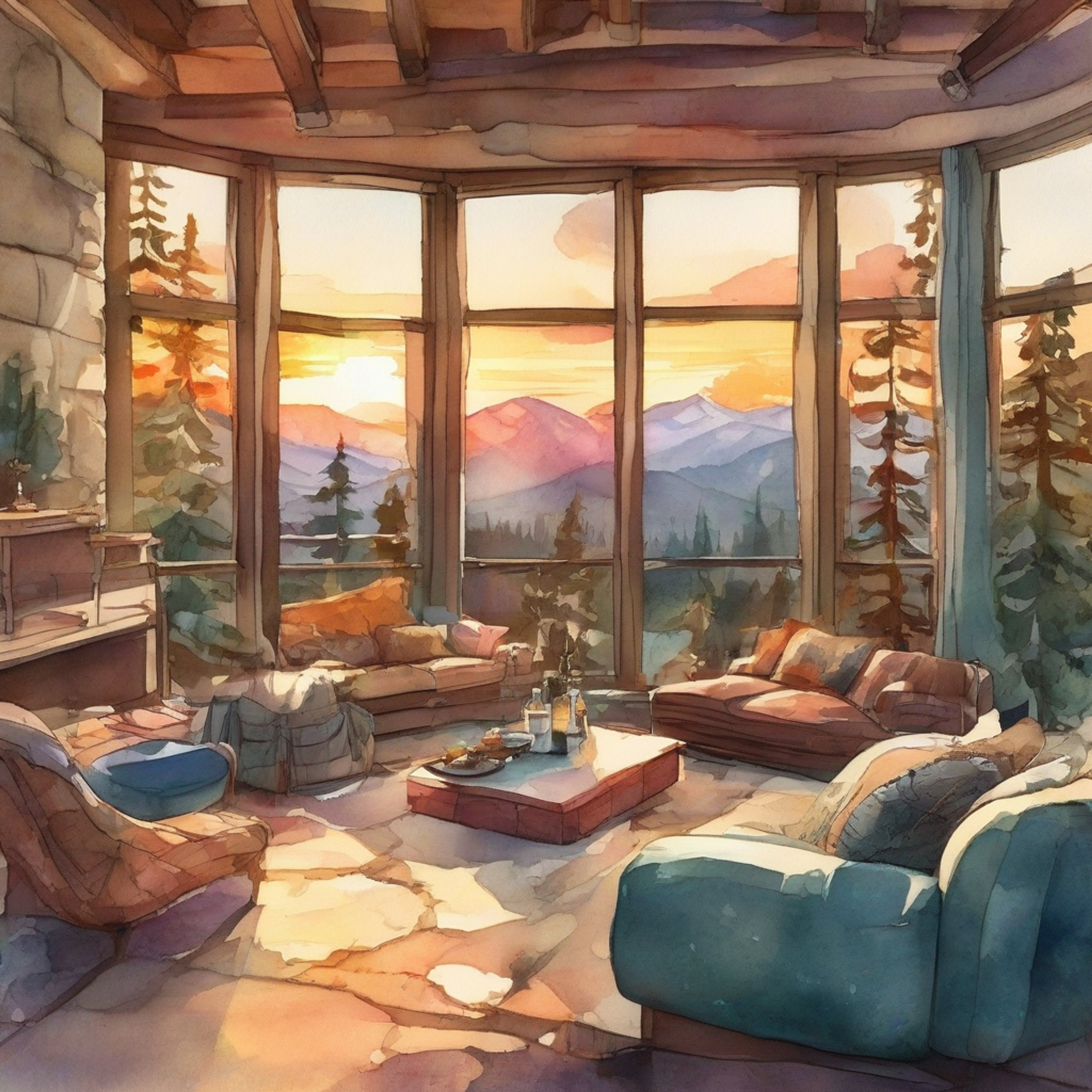 You and Johnny, the enigmatic character from The Room, embark on a cozy retreat to a secluded cabin. The air is filled with the scent of pine and the crackle of a warm fireplace. Soft blankets are draped over comfortable chairs, inviting you both to relax and unwind. Johnny's presence brings a mix of comfort and unpredictability, as you both settle in for a weekend of companionship and shared moments.
