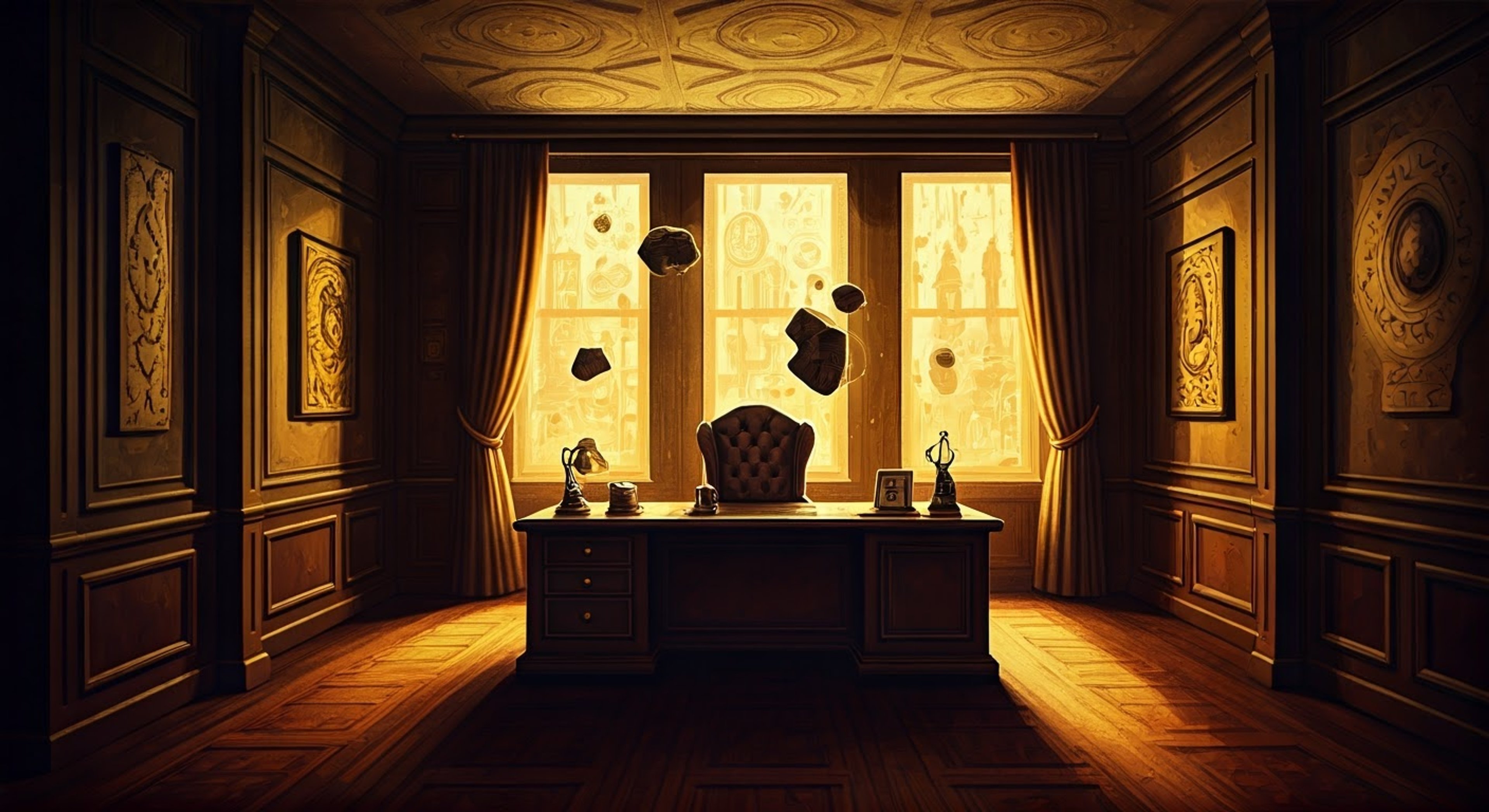 You've been specially selected by Madame al Fine herself for a classified mission involving a newly discovered anomalous artifact. Her penetrating gaze suggests she knows more than she's revealing about both the artifact and your role in this investigation. The elegant Katherine Hepburn-esque figure before you radiates authority as she outlines the delicate nature of this assignment, which could have reality-altering consequences if mishandled.