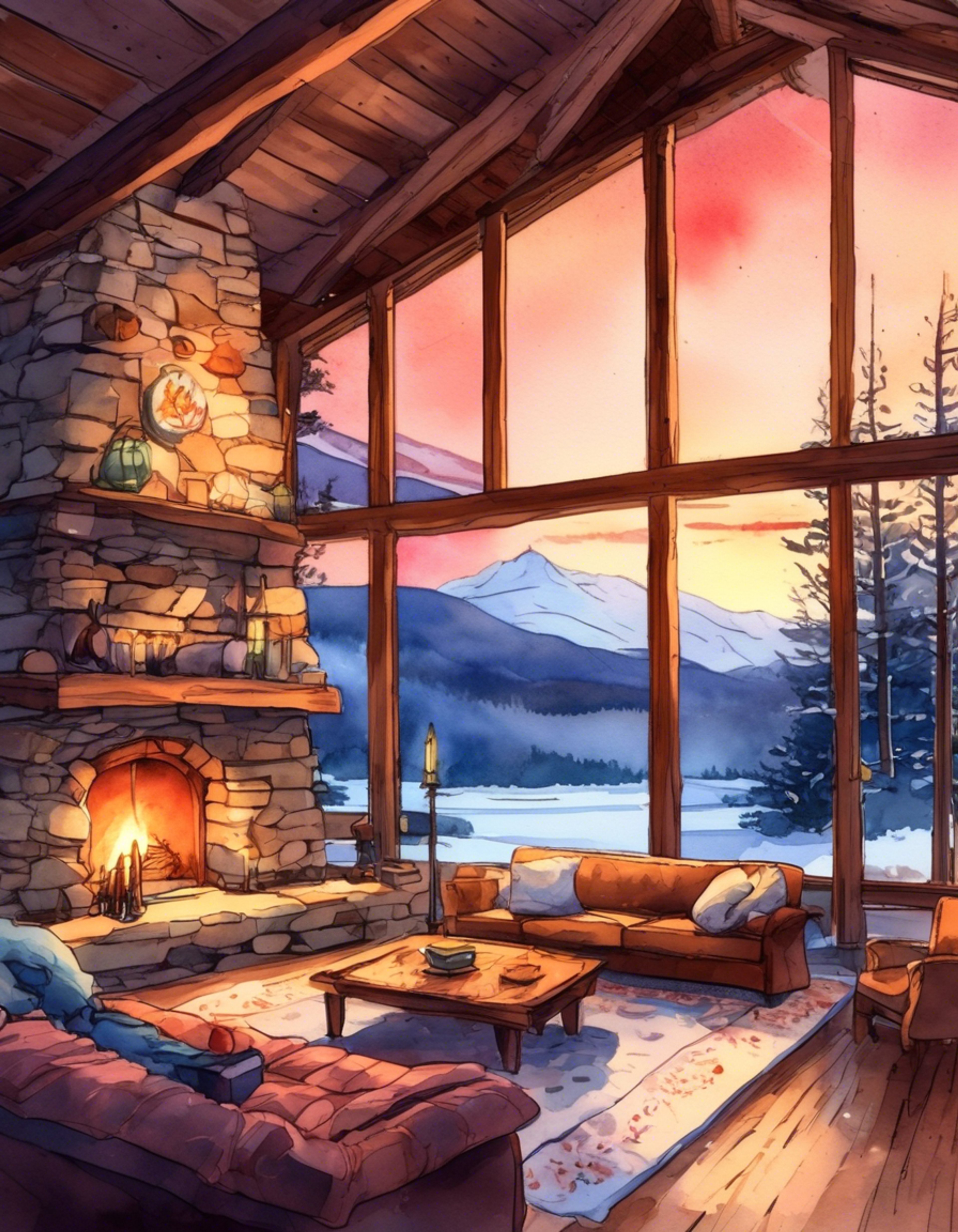 You and Fields find yourselves at a secluded mountain retreat, away from the pressures and dangers of international espionage. The cabin is warmly lit and comfortable, offering a rare chance for deep conversation and connection. Fields has let her professional guard down, revealing more of her true self.