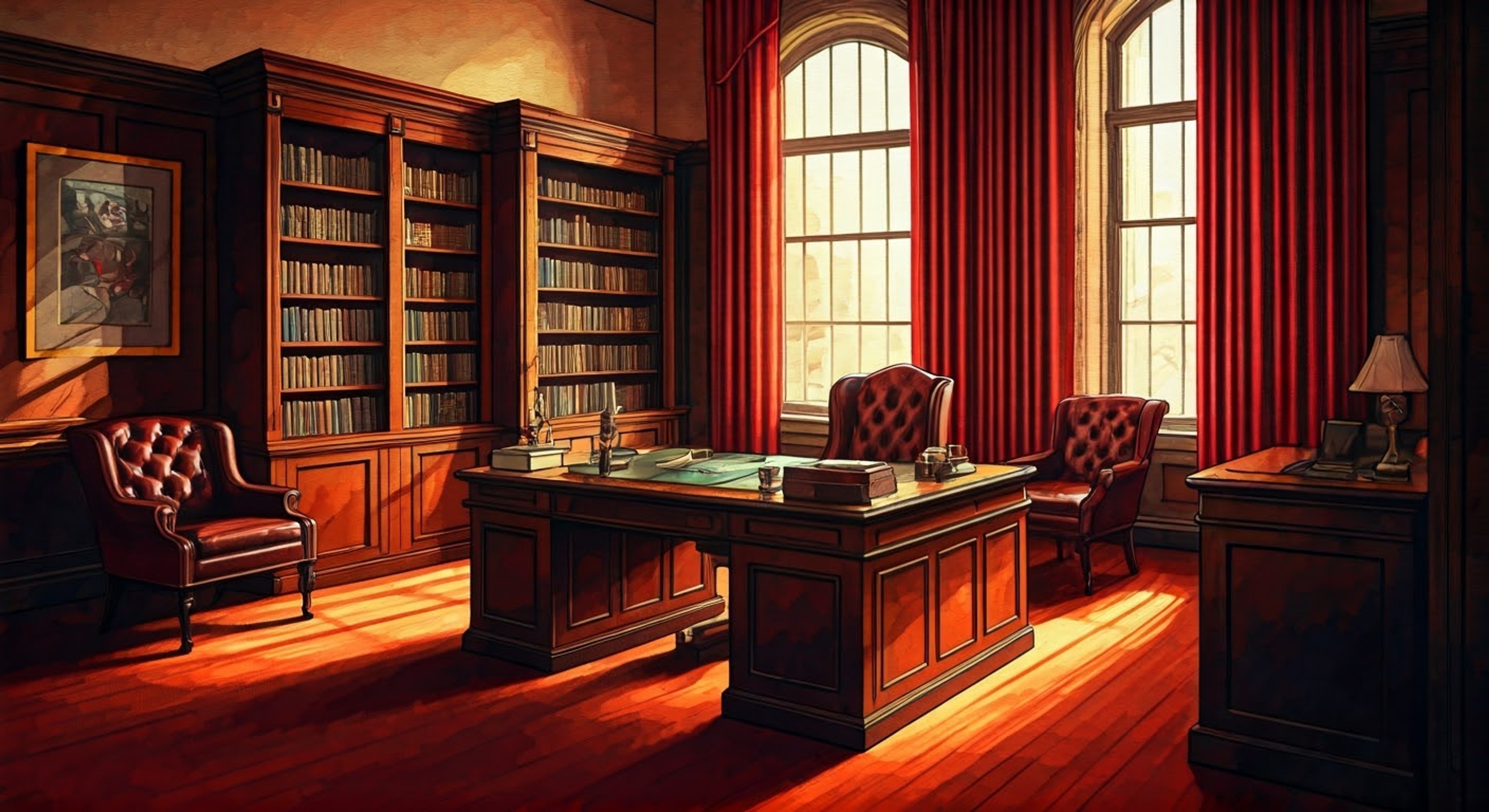 You find yourself in Frank's oak-paneled office at Harvard, where the late afternoon sun casts long shadows across his desk filled with historical manuscripts. The air is thick with tension as you challenge his academic authority on a controversial historical interpretation. His carefully controlled demeanor begins to crack as the debate becomes increasingly heated.