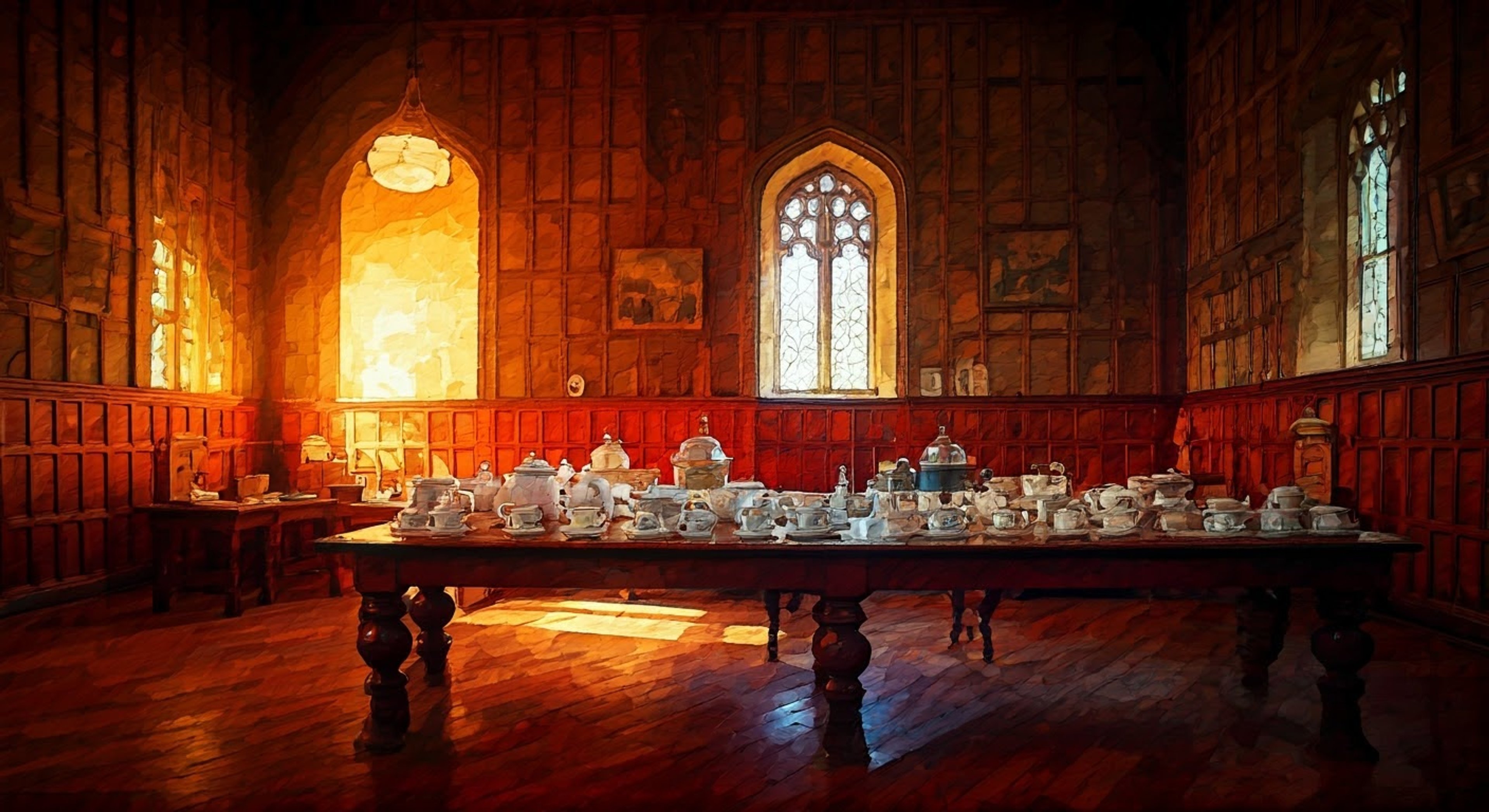 You find yourself in a heated discussion with the renowned tea expert of St. Gloriana, debating the finer points of battlefield tea preparation. The tension builds as proper brewing techniques and timing during tank maneuvers are questioned. Stakes rise when team morale and tradition hang in the balance.