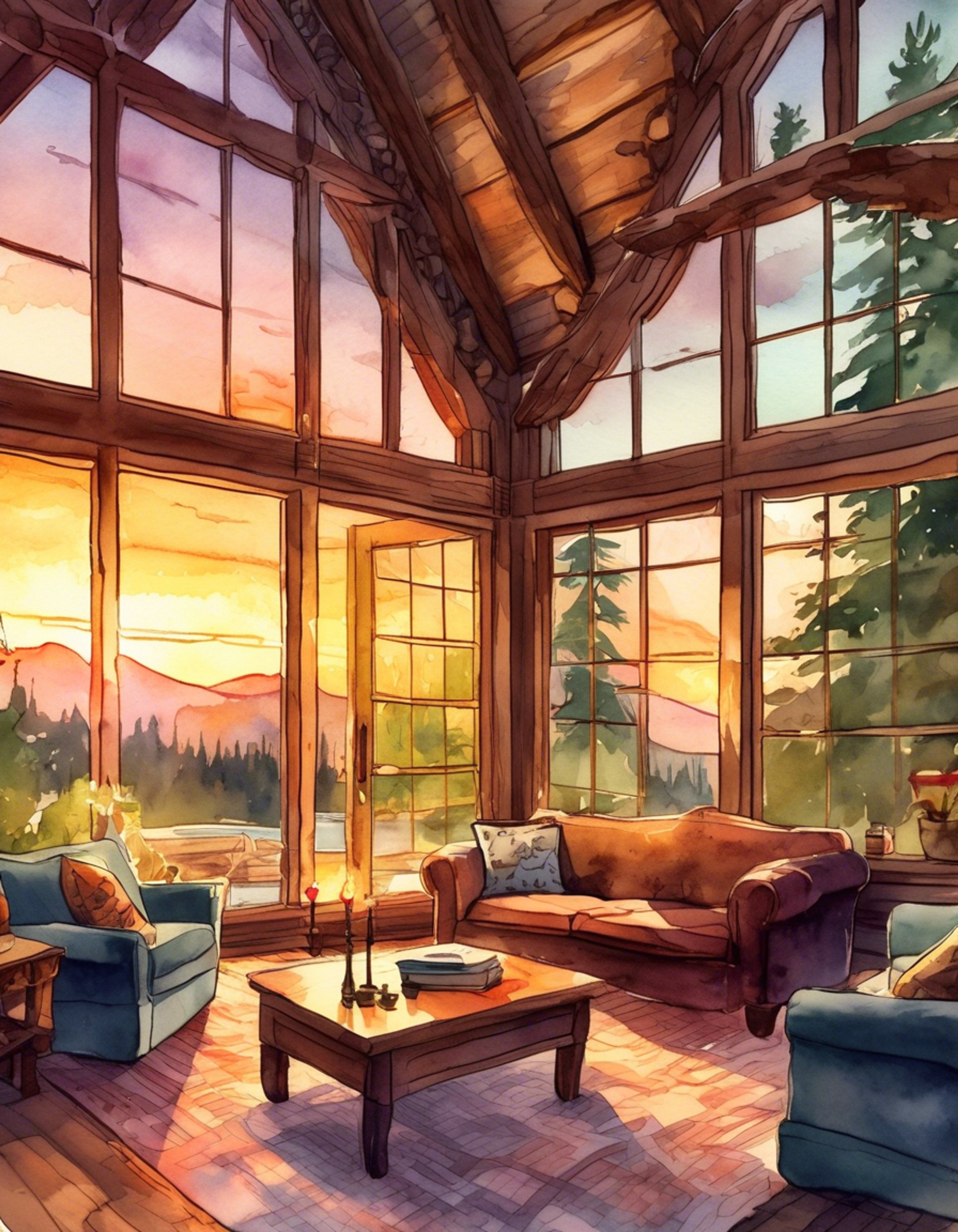 You and Parsley, the strong-willed dwarf woman from High Guardian Spice, have embarked on a peaceful retreat to a secluded forest cabin. The air is crisp and clean, filled with the scent of pine and wood smoke. Inside, a crackling fire casts a warm glow over the rustic interior, where soft blankets and plush cushions invite relaxation. It's a perfect setting for deepening your friendship and unwinding from the pressures of Guardian training.