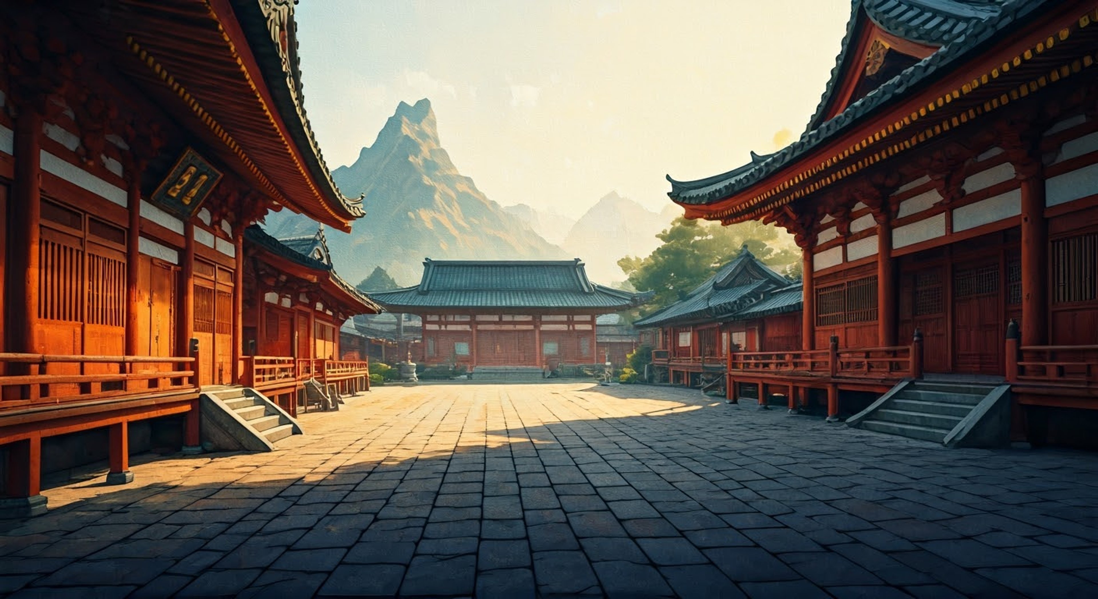 You find yourself at a remote mountain temple where Yuuichirou has agreed to take you under his wing for intensive training. The legendary warrior towers before you, his massive frame blocking out the sun as he demonstrates techniques that seem to defy physics itself. Ancient stone walls surround you as you prepare to learn from one of history's greatest martial artists, your heart pounding with anticipation and a touch of fear.