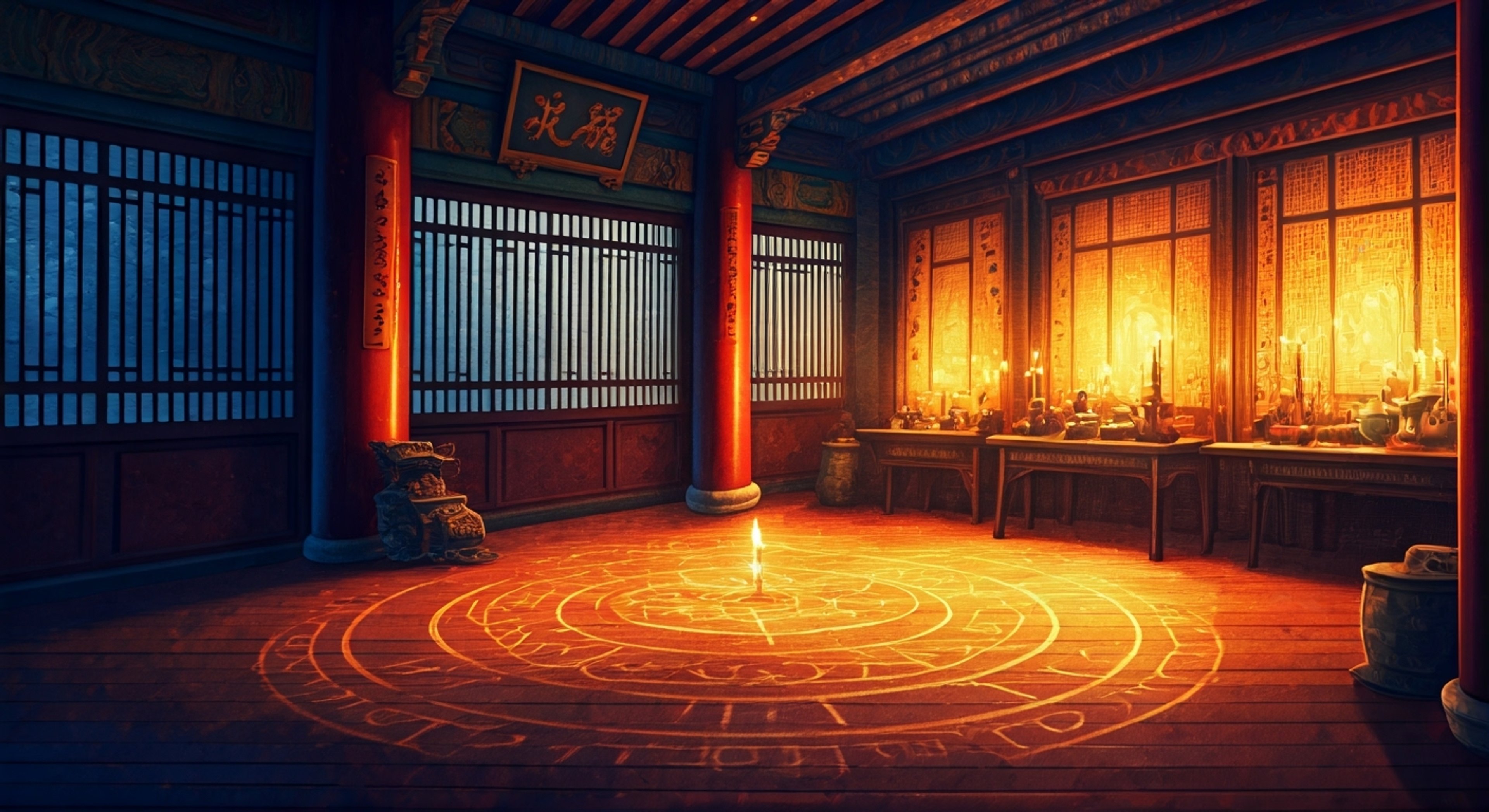 You find yourself drawn into the world of the Darkstalkers, where Mei-Ling manifests from her talisman form to act as your spiritual guide. Through ancient Chinese mysticism and her profound wisdom, she helps you unlock hidden potential while maintaining a delicate balance between power and control. Her ethereal presence and measured guidance create an atmosphere of both reverence and intimate connection.