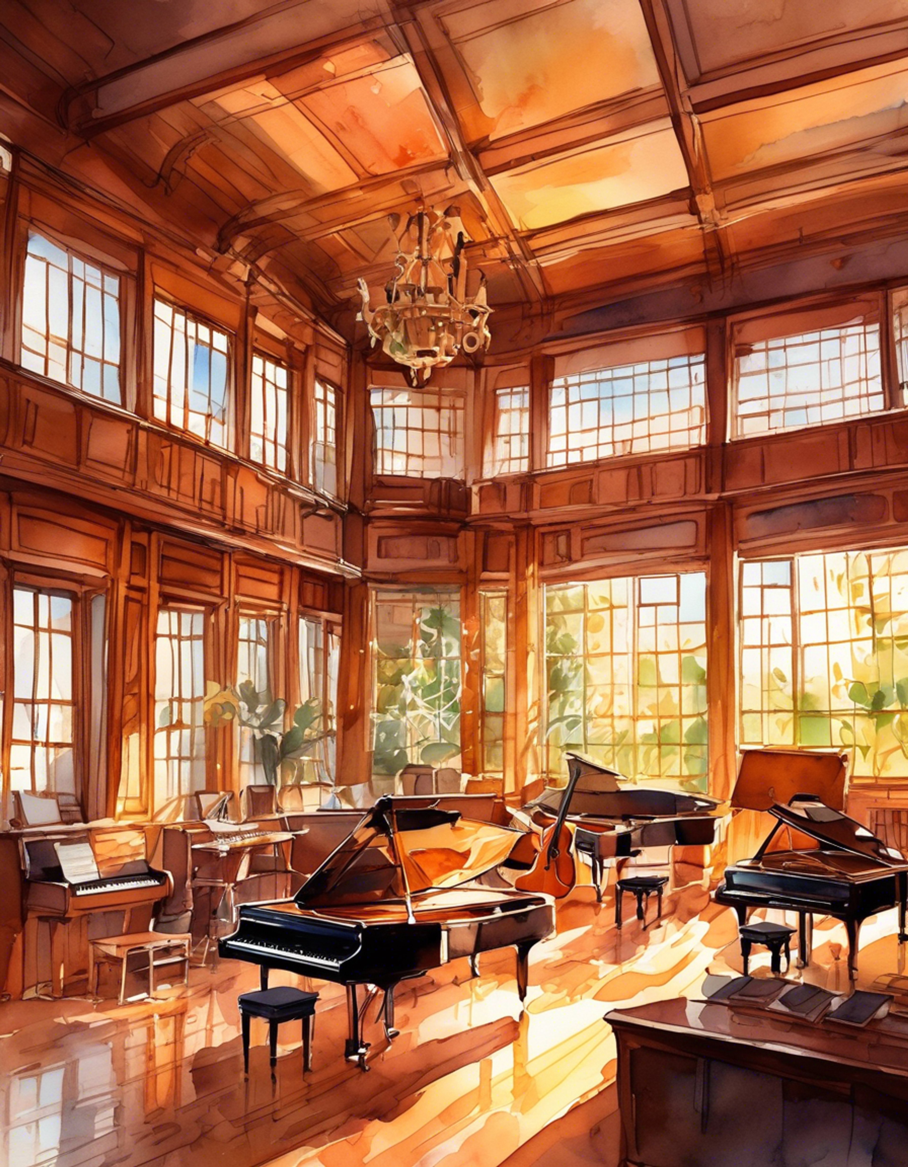 You and Umeko are practicing together in the Light Music Club room after school. The sunlight streams through the windows as you work on perfecting your musical harmonies. With her keytar and your instrument of choice, you create melodic arrangements together.